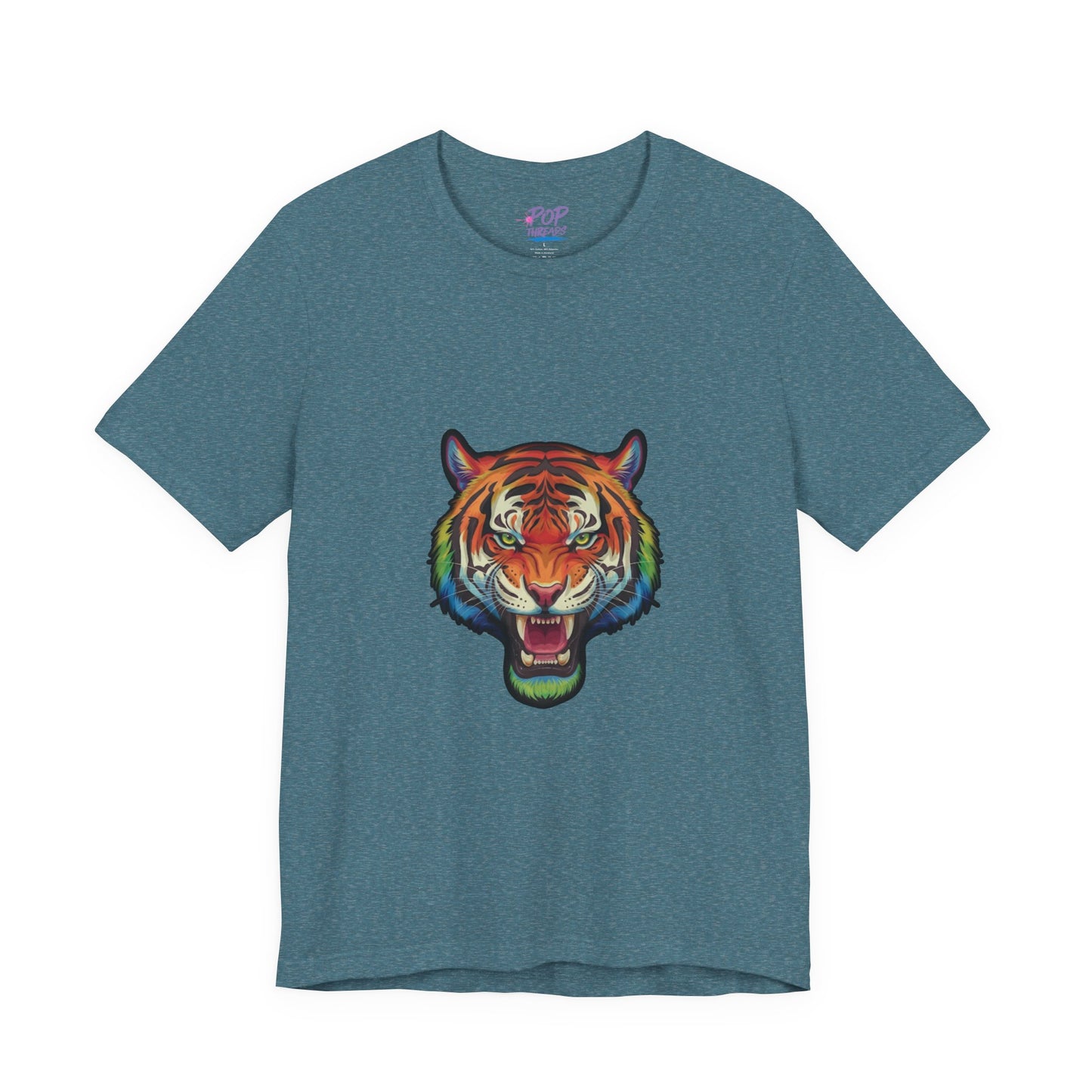 Colorful Rainbow Tiger Tee