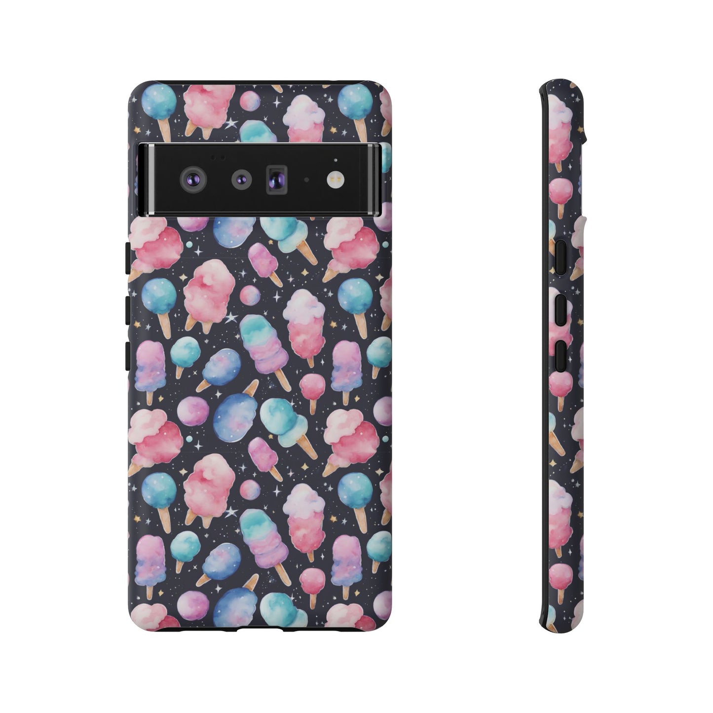 Cotton Candy Space Explosion Tough Case For iPhone Samsung