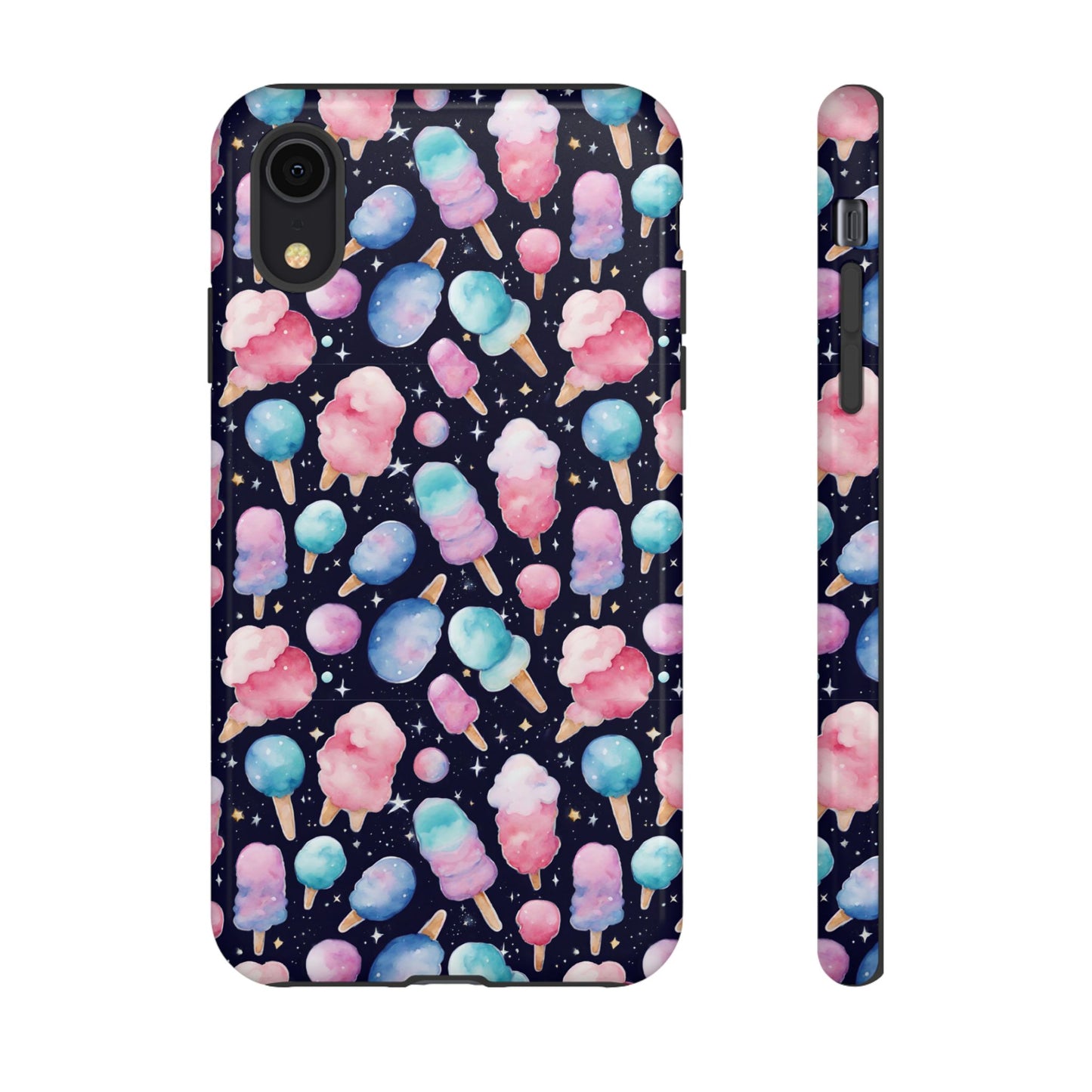 Cotton Candy Space Explosion Tough Case For iPhone Samsung