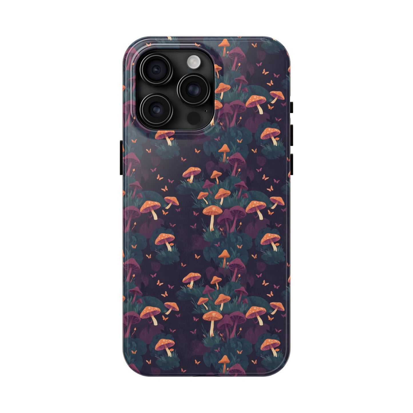 Witchy Mushroom And Moth IPhone Case | Witchy Phone Case | Mushroom Phone Case | Hippie Mushrooms | Night Moths