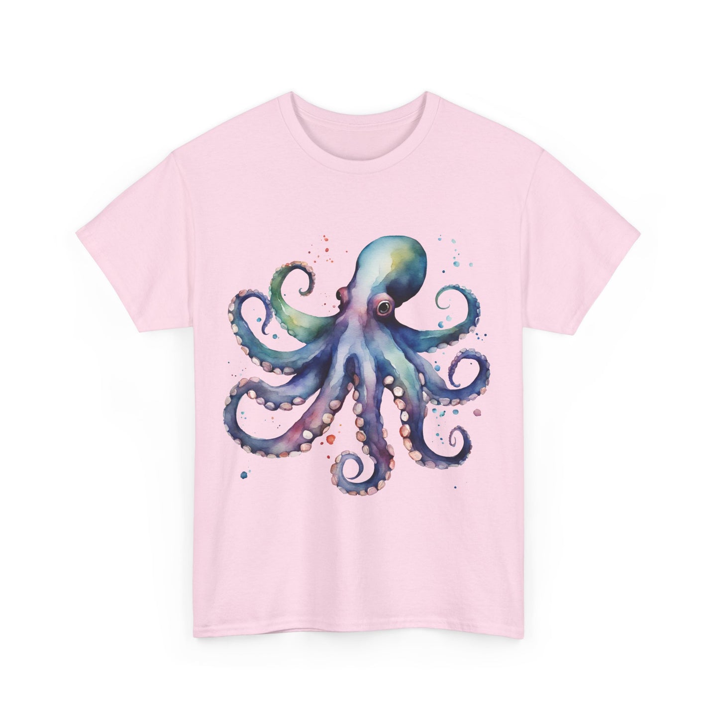 Deep Sea Octopus Graphic Tee Unisex Heavy Cotton Crew Neck