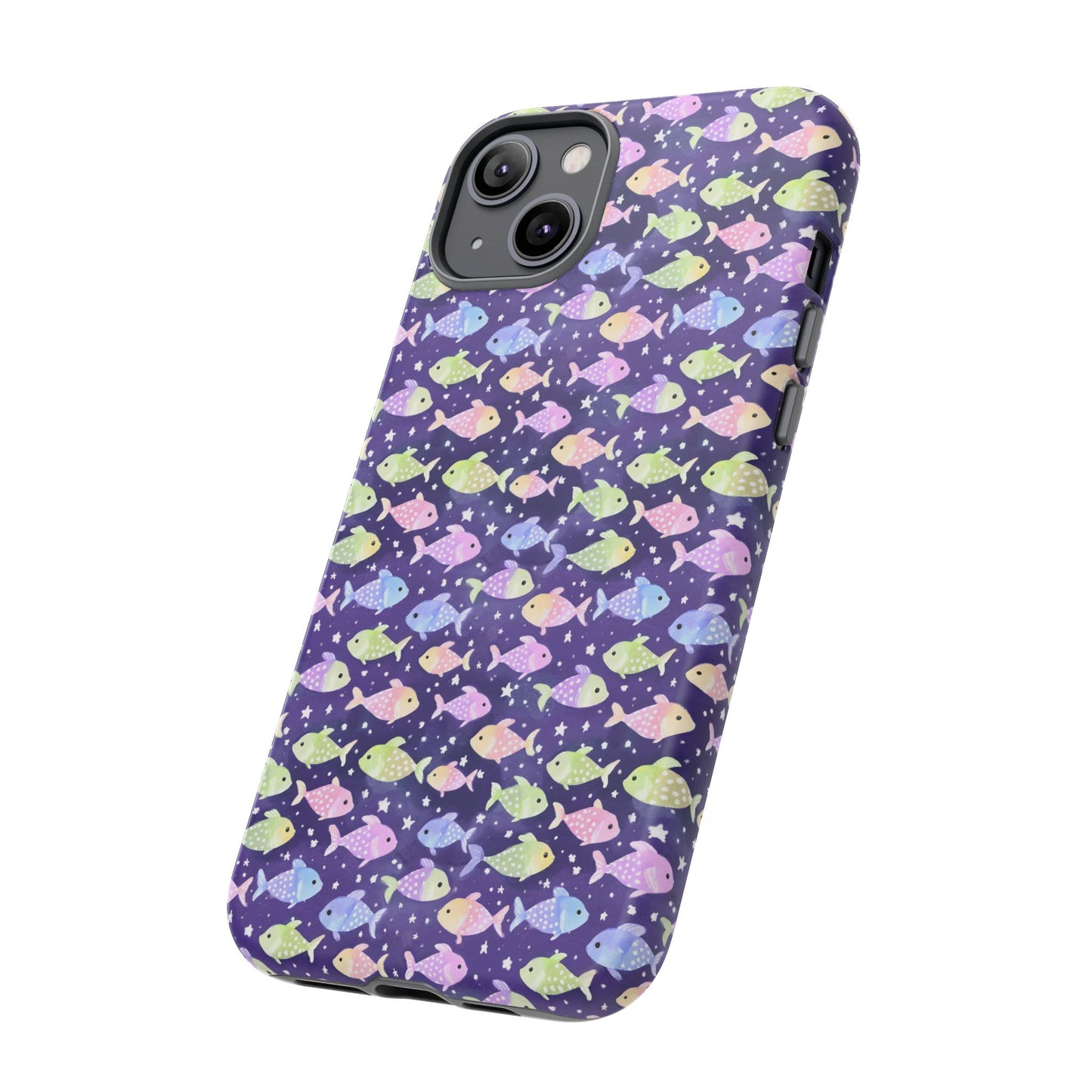 Fish And Stars | Tough Cases | Phone Case | Protective Cover | Ocean Themed | Sea Themed | Cute Phone Cover | Colorful