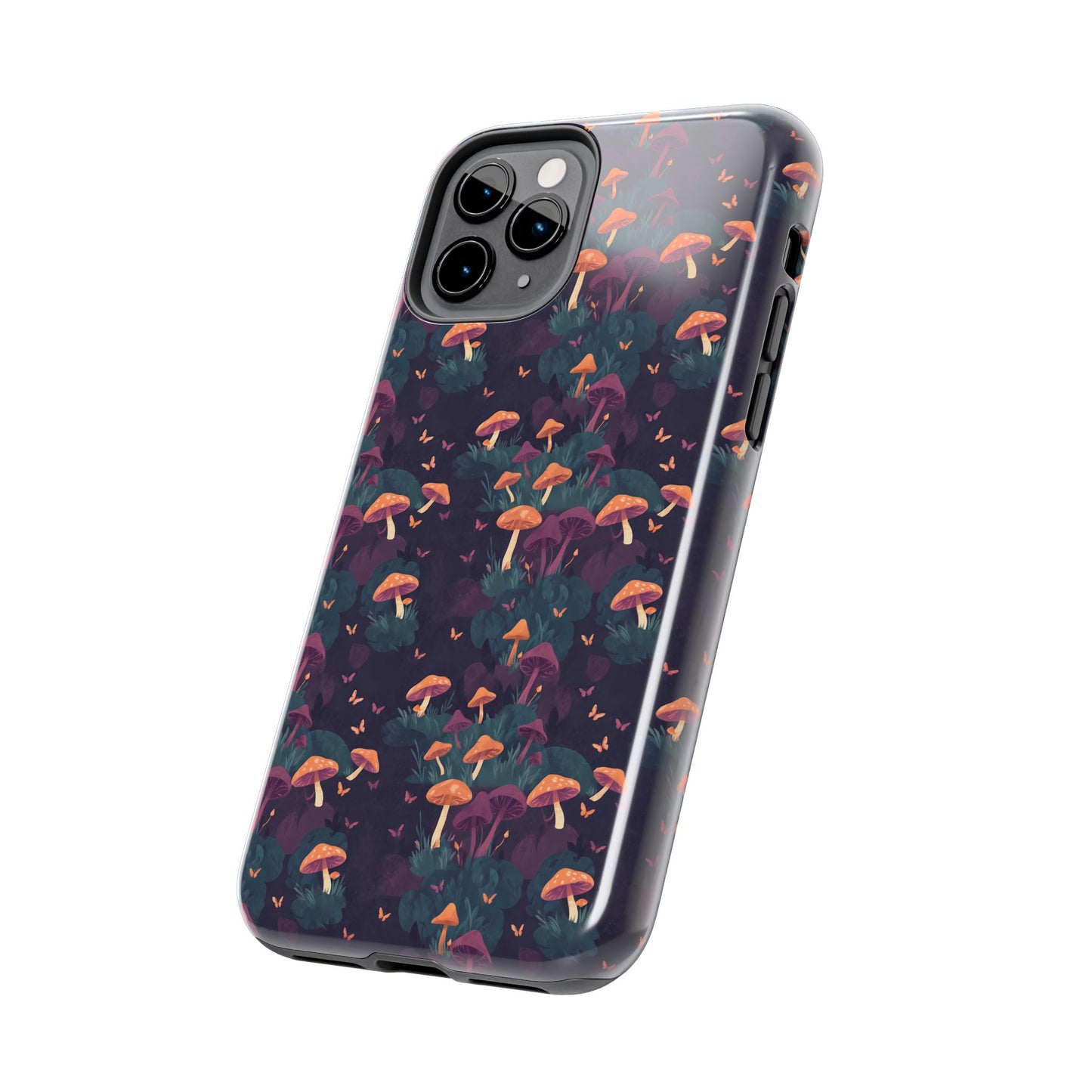 Witchy Mushroom And Moth IPhone Case | Witchy Phone Case | Mushroom Phone Case | Hippie Mushrooms | Night Moths