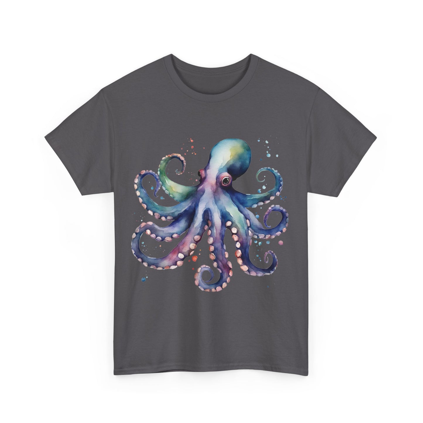 Deep Sea Octopus Graphic Tee Unisex Heavy Cotton Crew Neck