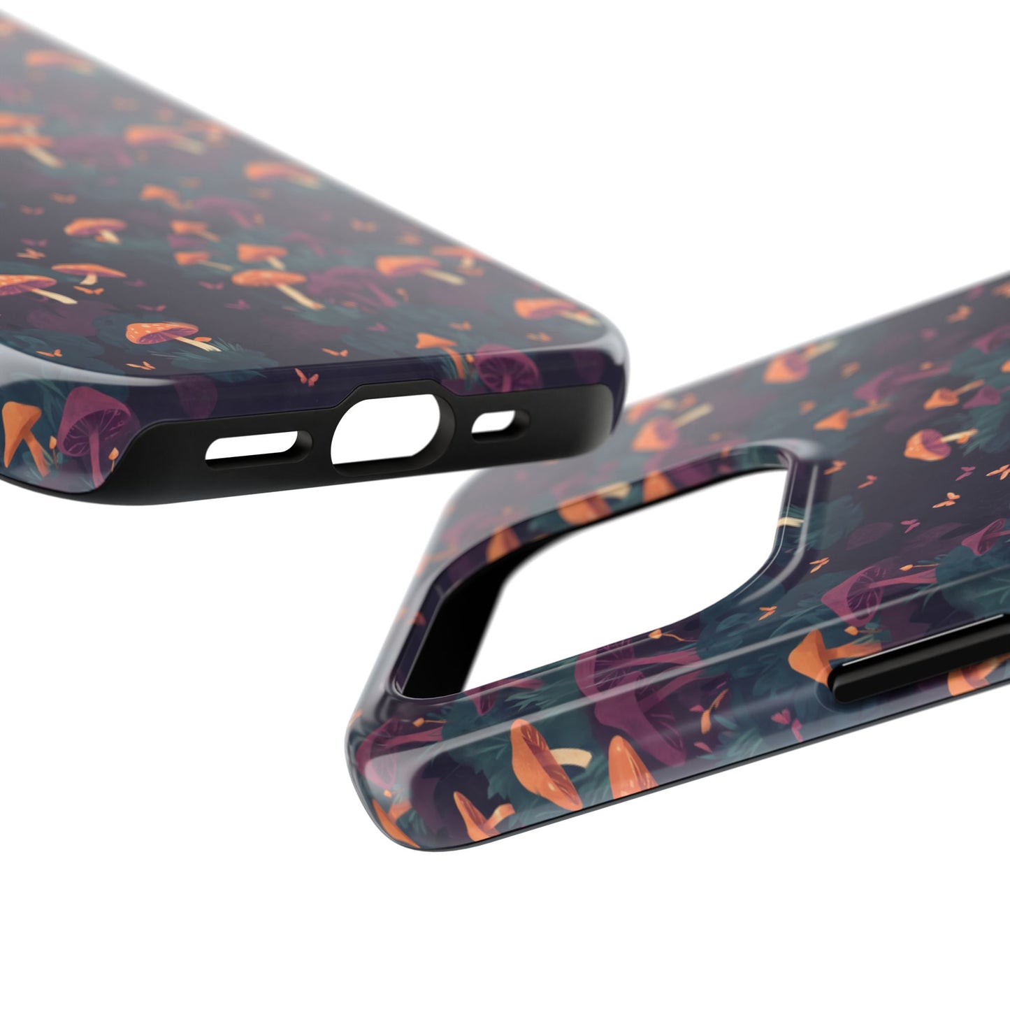 Witchy Mushroom And Moth IPhone Case | Witchy Phone Case | Mushroom Phone Case | Hippie Mushrooms | Night Moths