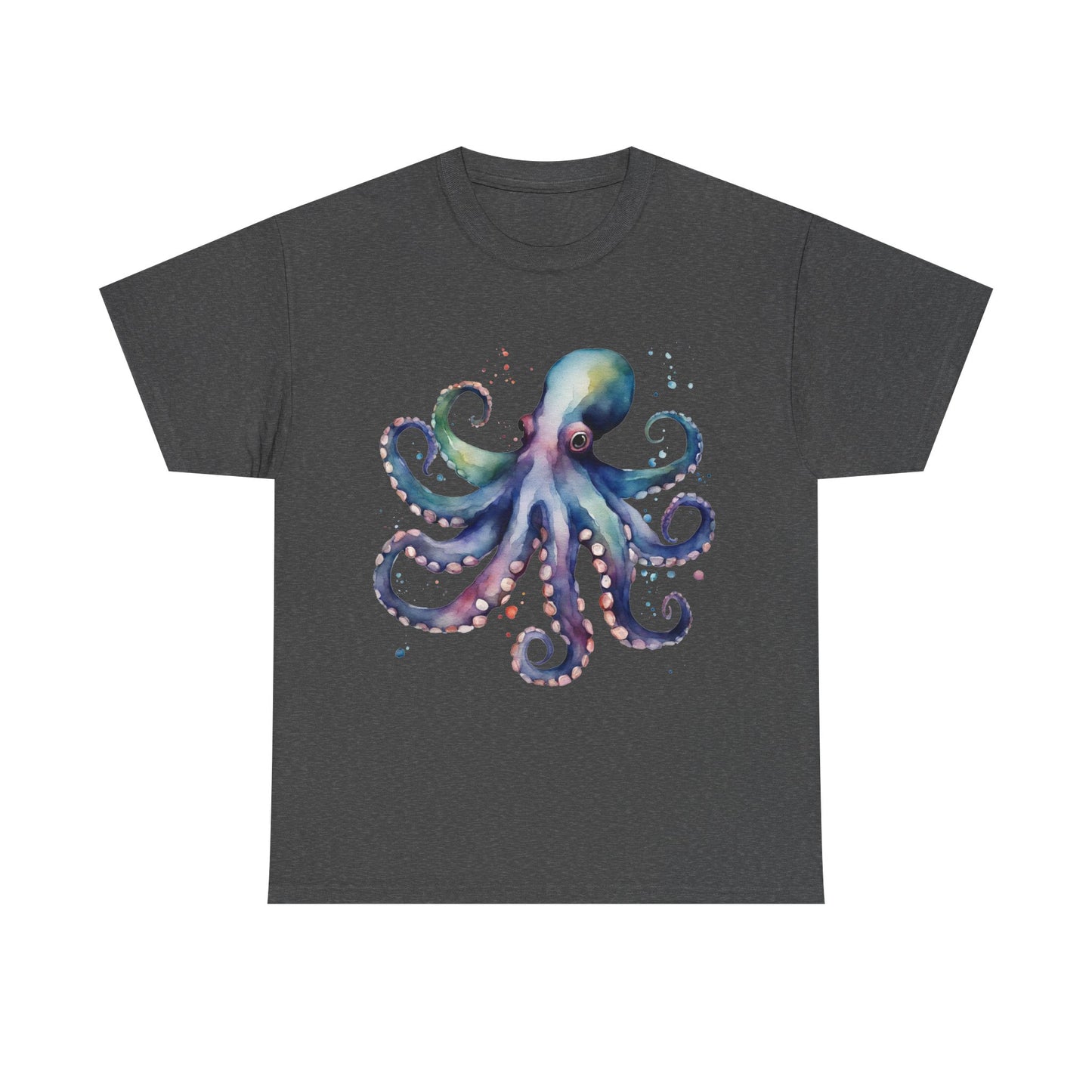 Deep Sea Octopus Graphic Tee Unisex Heavy Cotton Crew Neck