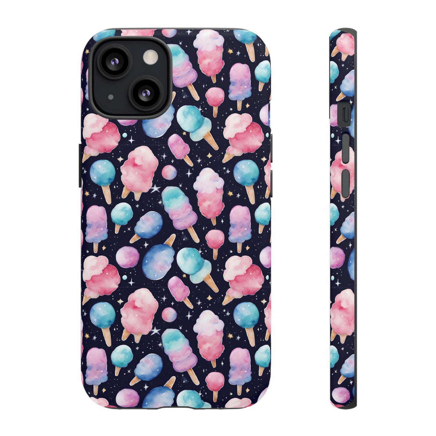Cotton Candy Space Explosion Tough Case For iPhone Samsung