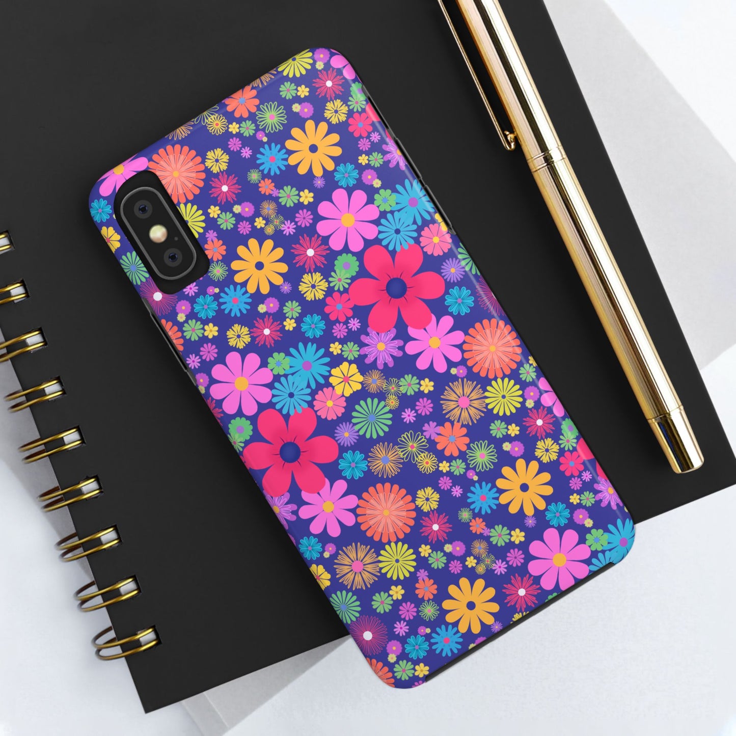 Colorful Floral Tough Phone Cases