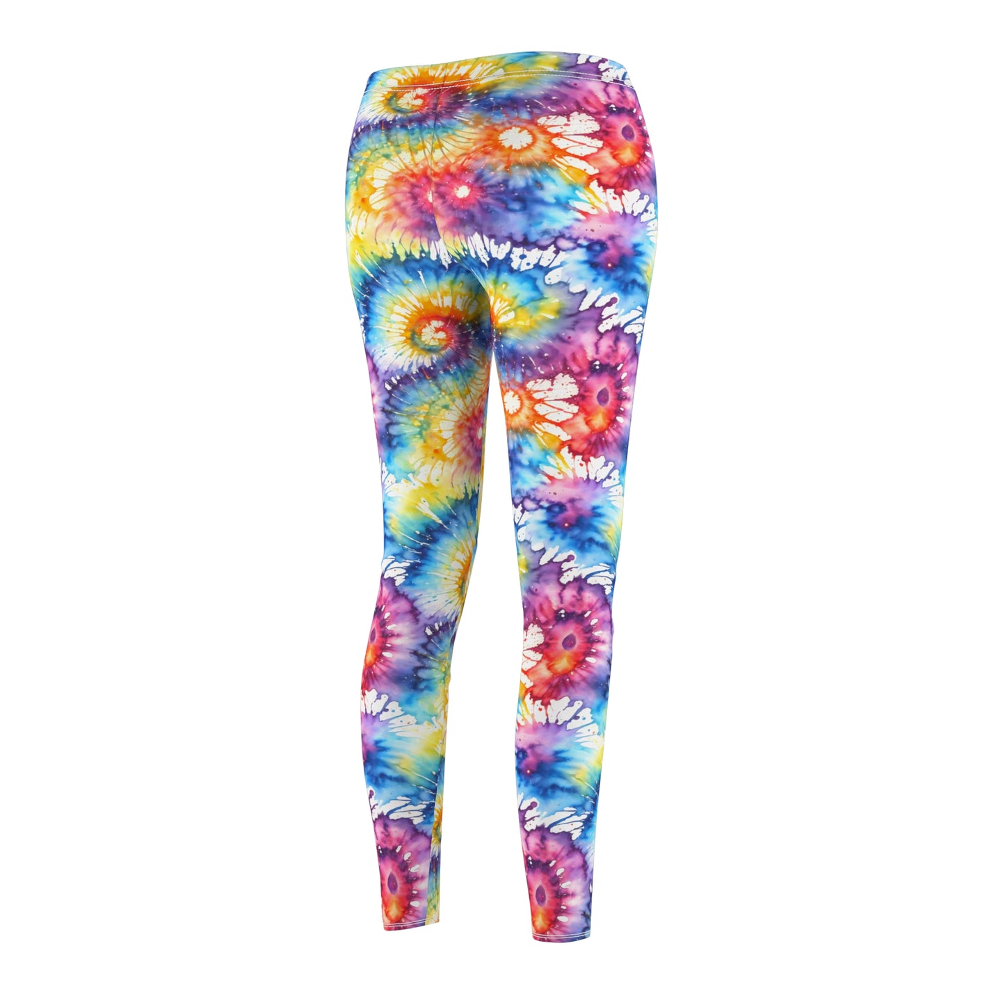 Rainbow Tye Dye Leggings | Rainbow Splash Yoga Pants | Tye Dye Workout Pants | Hippie Rainbow Leggings | Vintage Pants | Boho Leggings