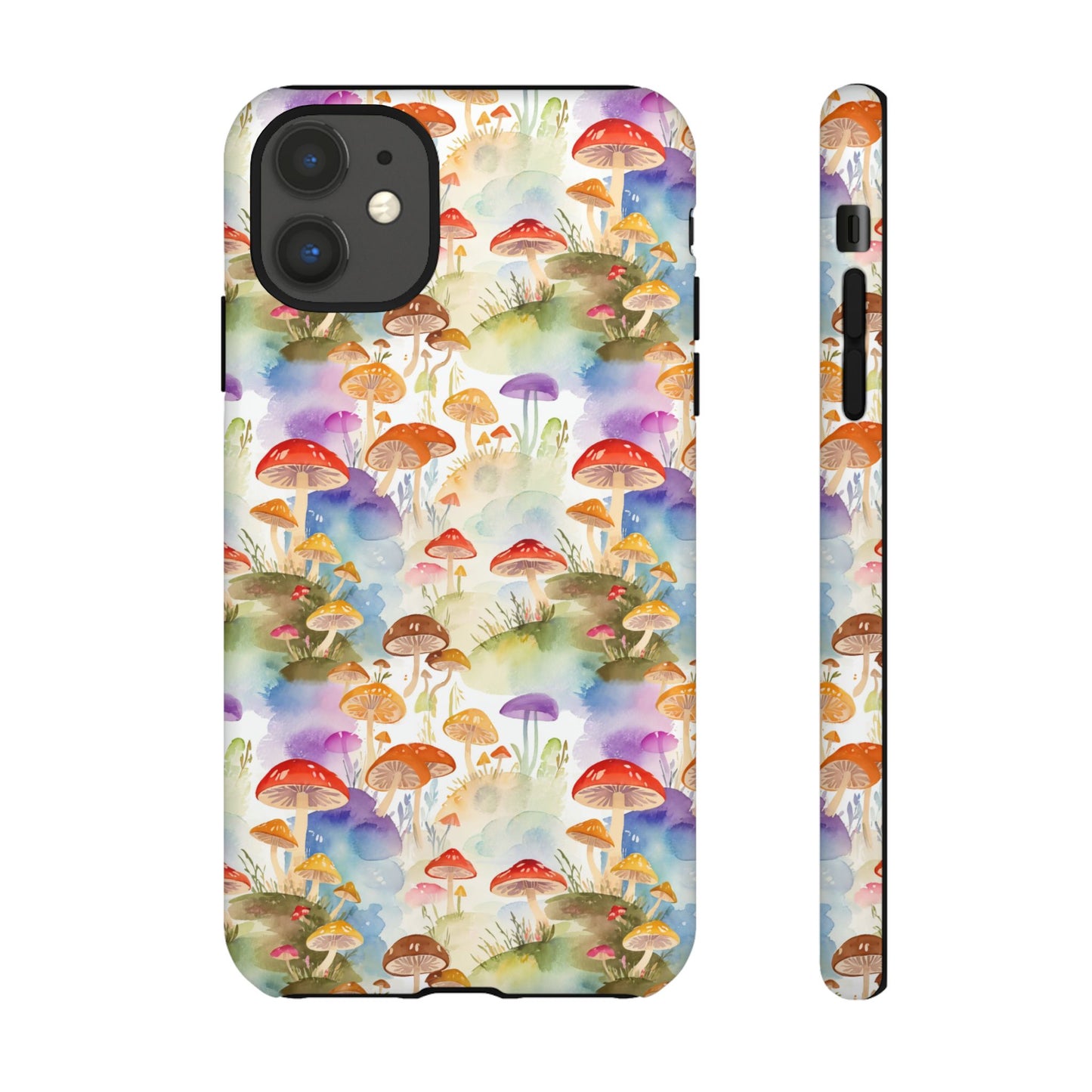 Mushroom Phone Case | Shroom Phone Cover | Hippie Themed Phone Case | Cute mushroom Pattern | Tough Case