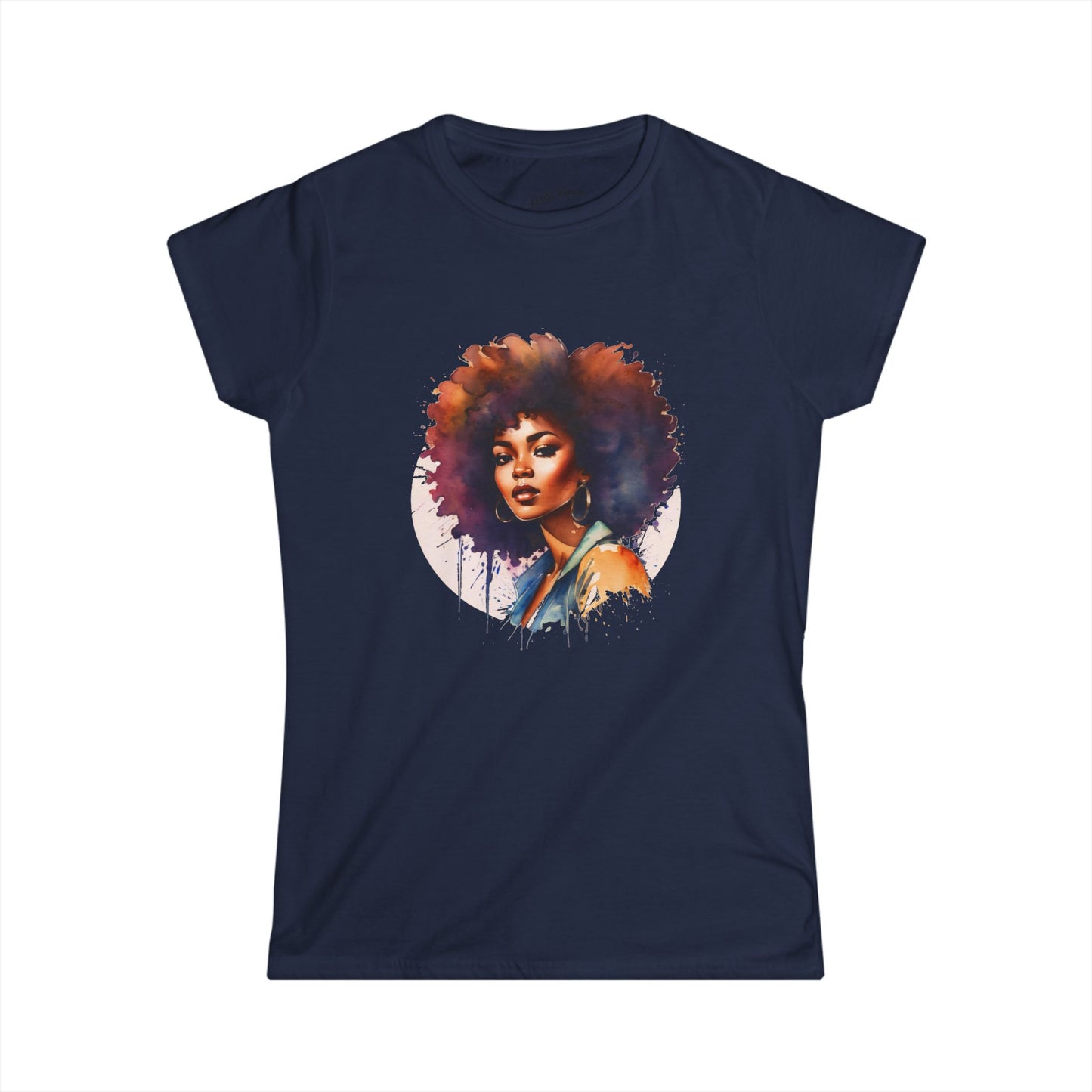 Beautiful Womens Tee Retro 70s Afro Shirt Everyday Tee