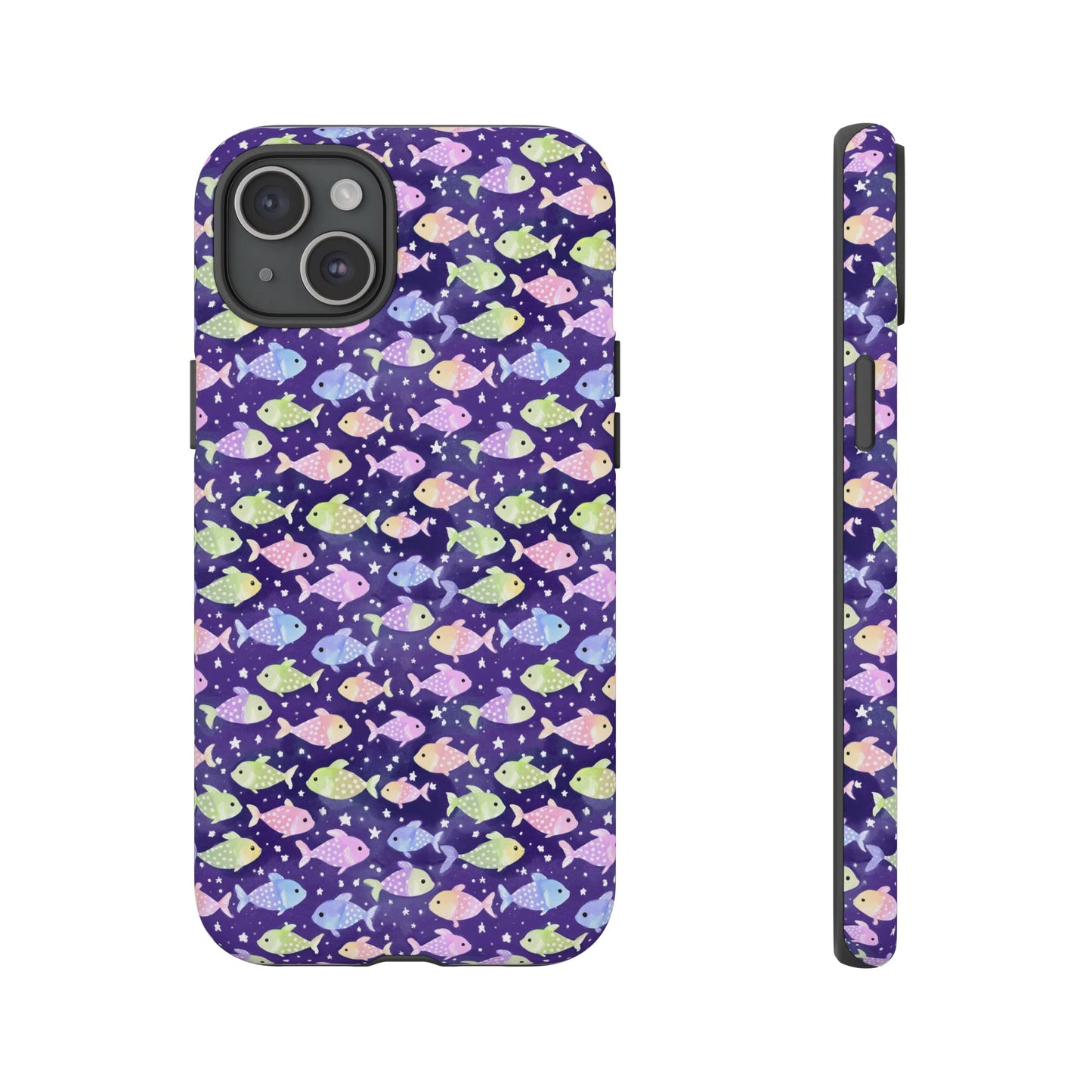 Fish And Stars | Tough Cases | Phone Case | Protective Cover | Ocean Themed | Sea Themed | Cute Phone Cover | Colorful