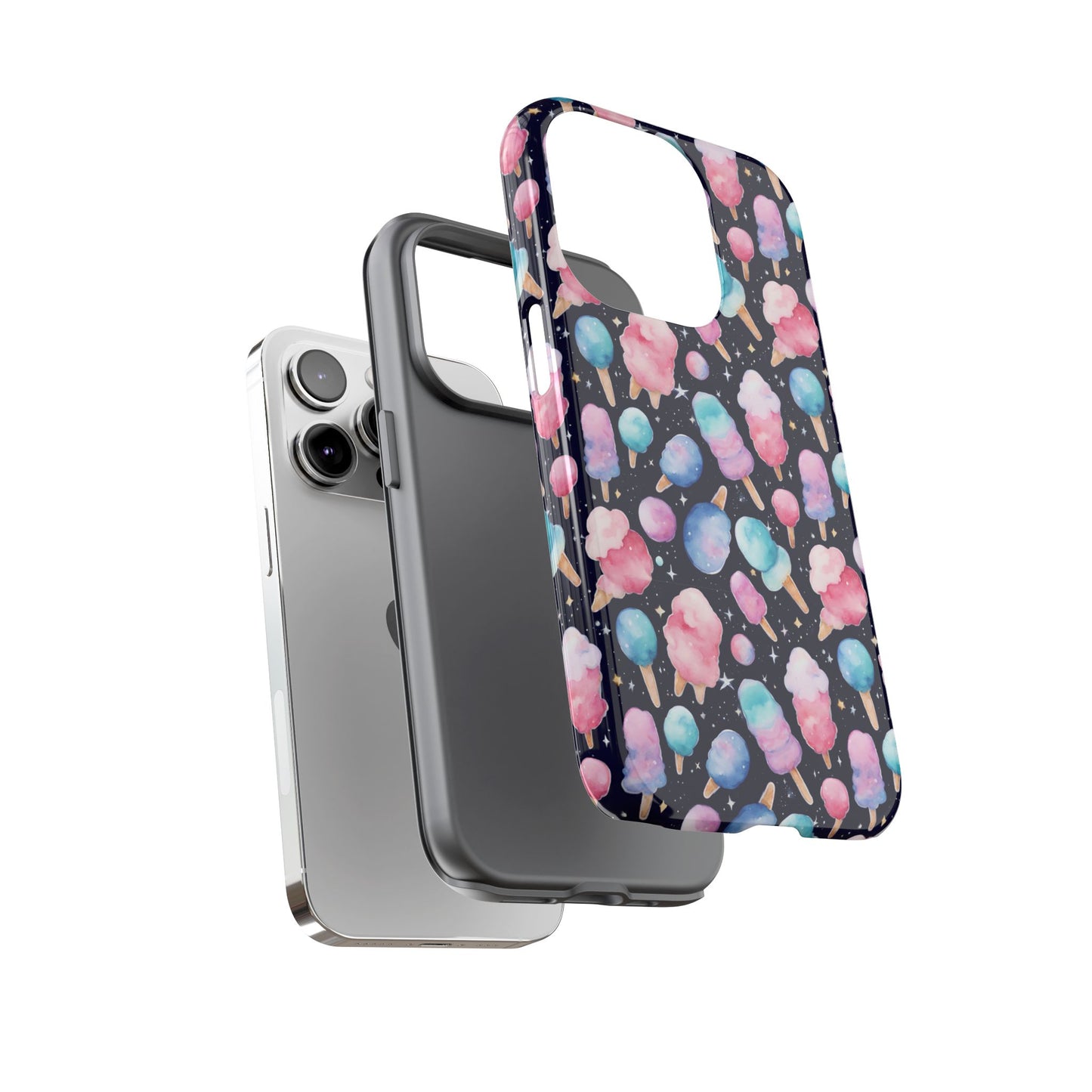 Cotton Candy Space Explosion Tough Case IPhone Samsung