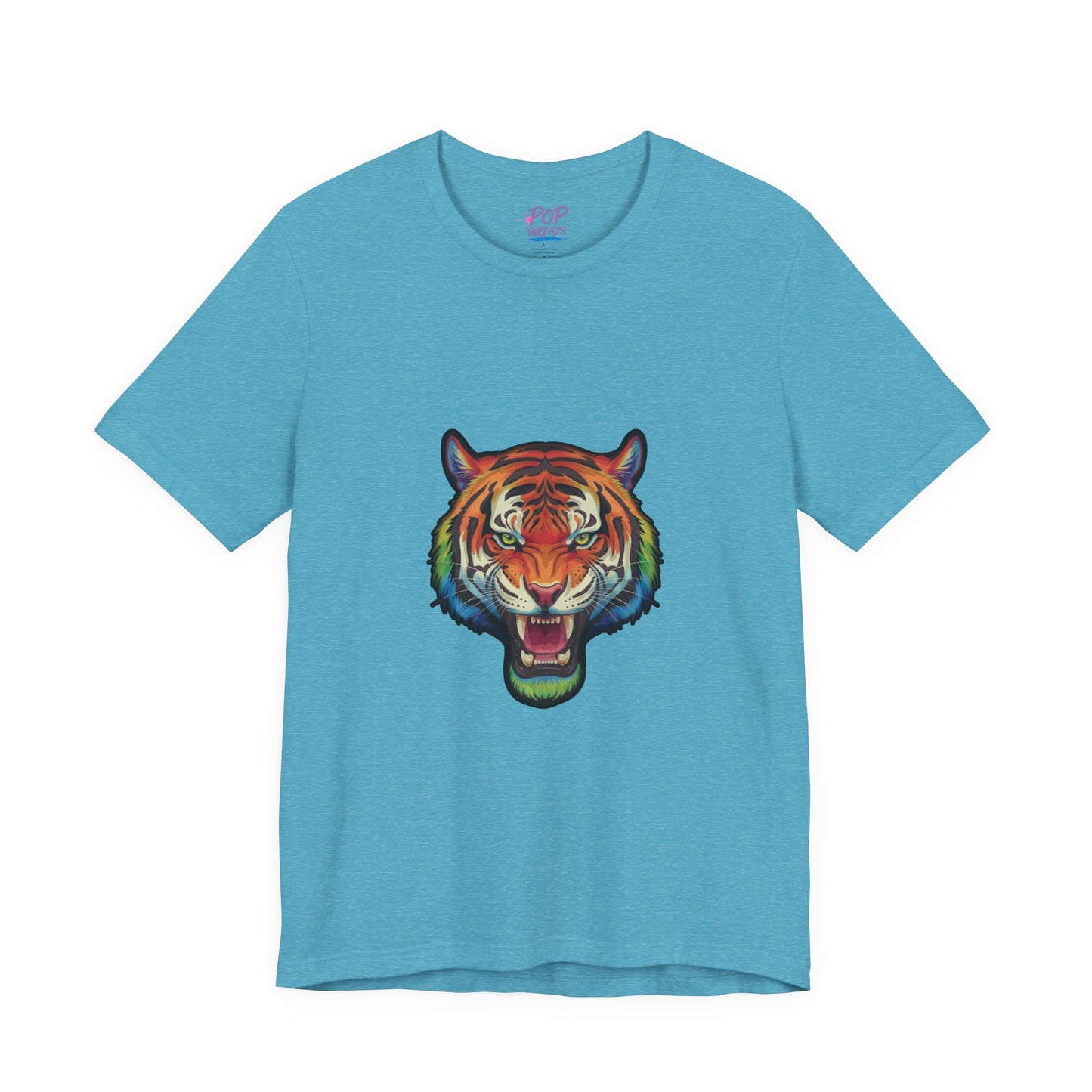 Colorful Rainbow Tiger Tee