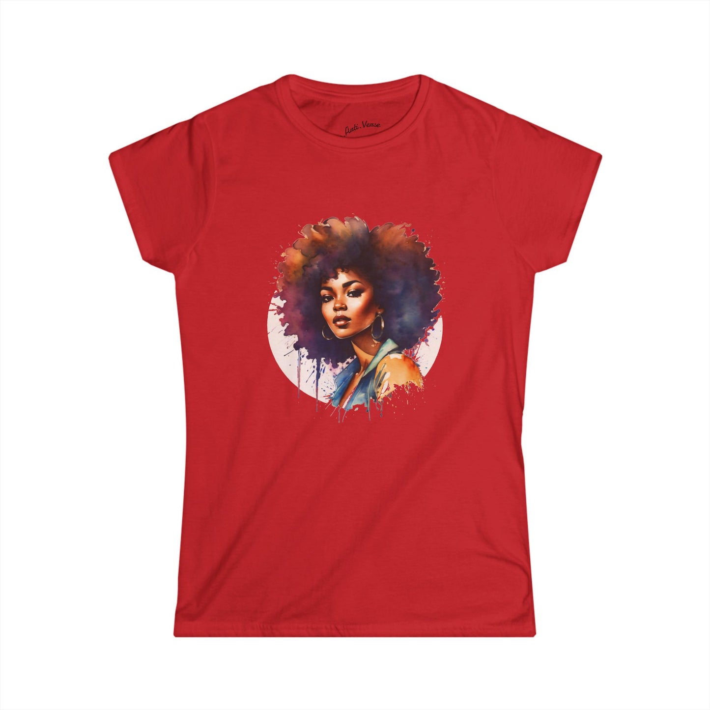 Beautiful Womens Tee Retro 70s Afro Shirt Everyday Tee