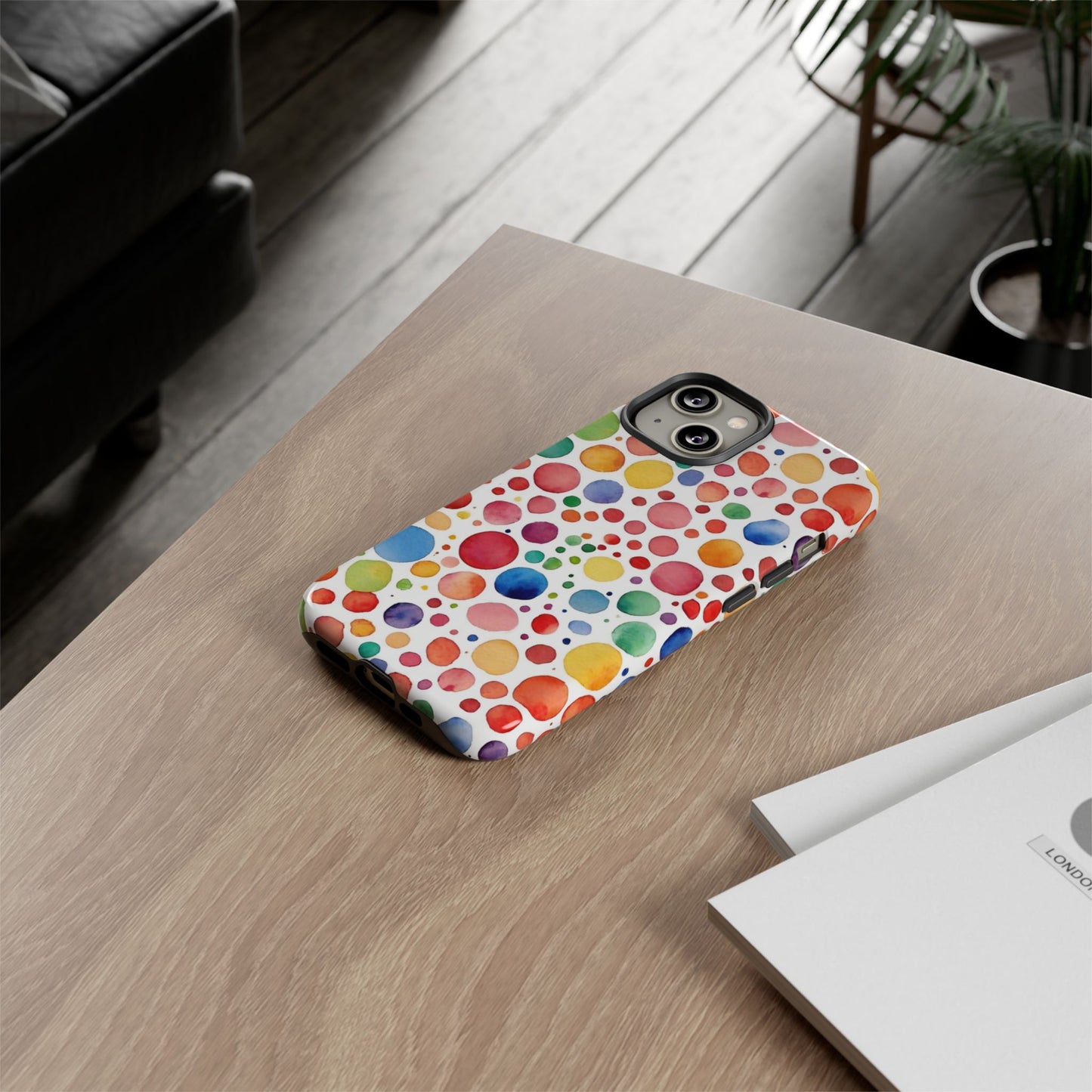 Polka dot drop | Tough Cases | Phone Case | IPhone | Samsung | Protective Phone Case | Phone Protector | Cute Phone Cover