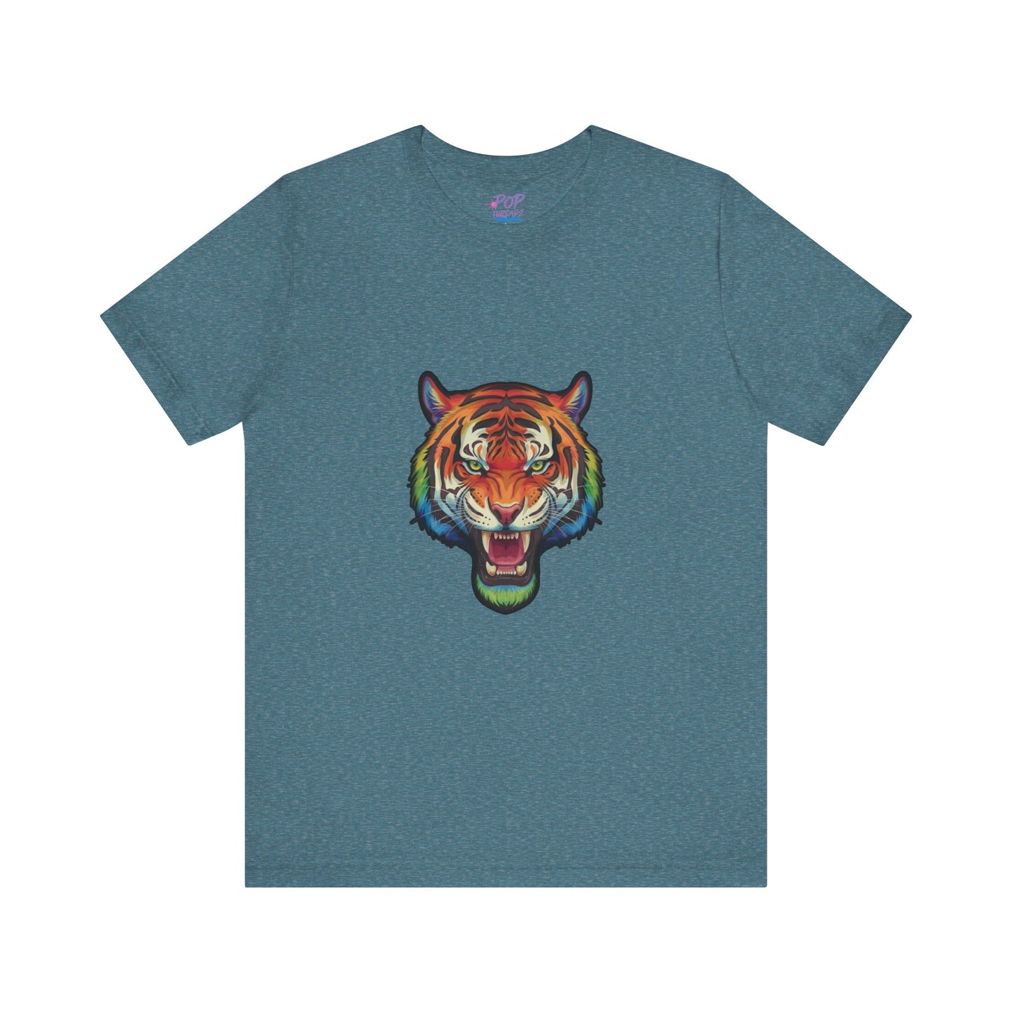 Colorful Rainbow Tiger Tee