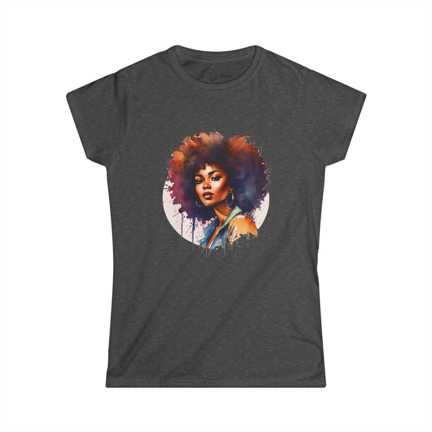 Beautiful Womens Tee Retro 70s Afro Shirt Everyday Tee