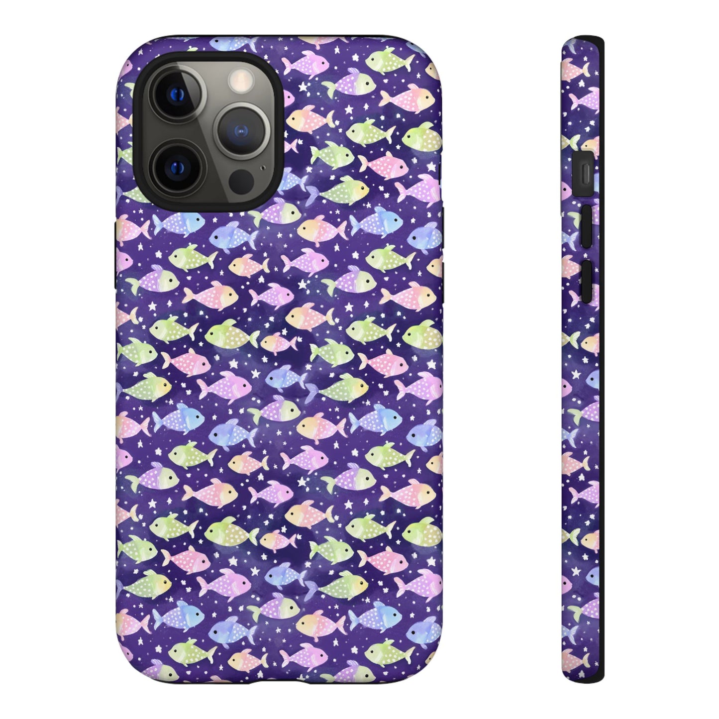Fish And Stars | Tough Cases | Phone Case | Protective Cover | Ocean Themed | Sea Themed | Cute Phone Cover | Colorful