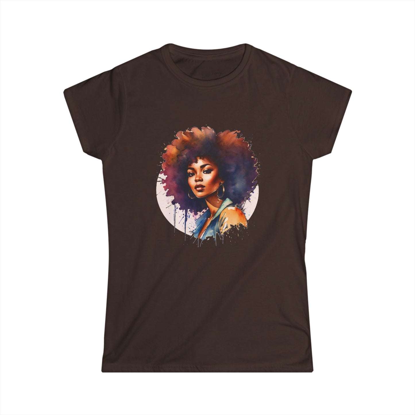 Beautiful Womens Tee Retro 70s Afro Shirt Everyday Tee