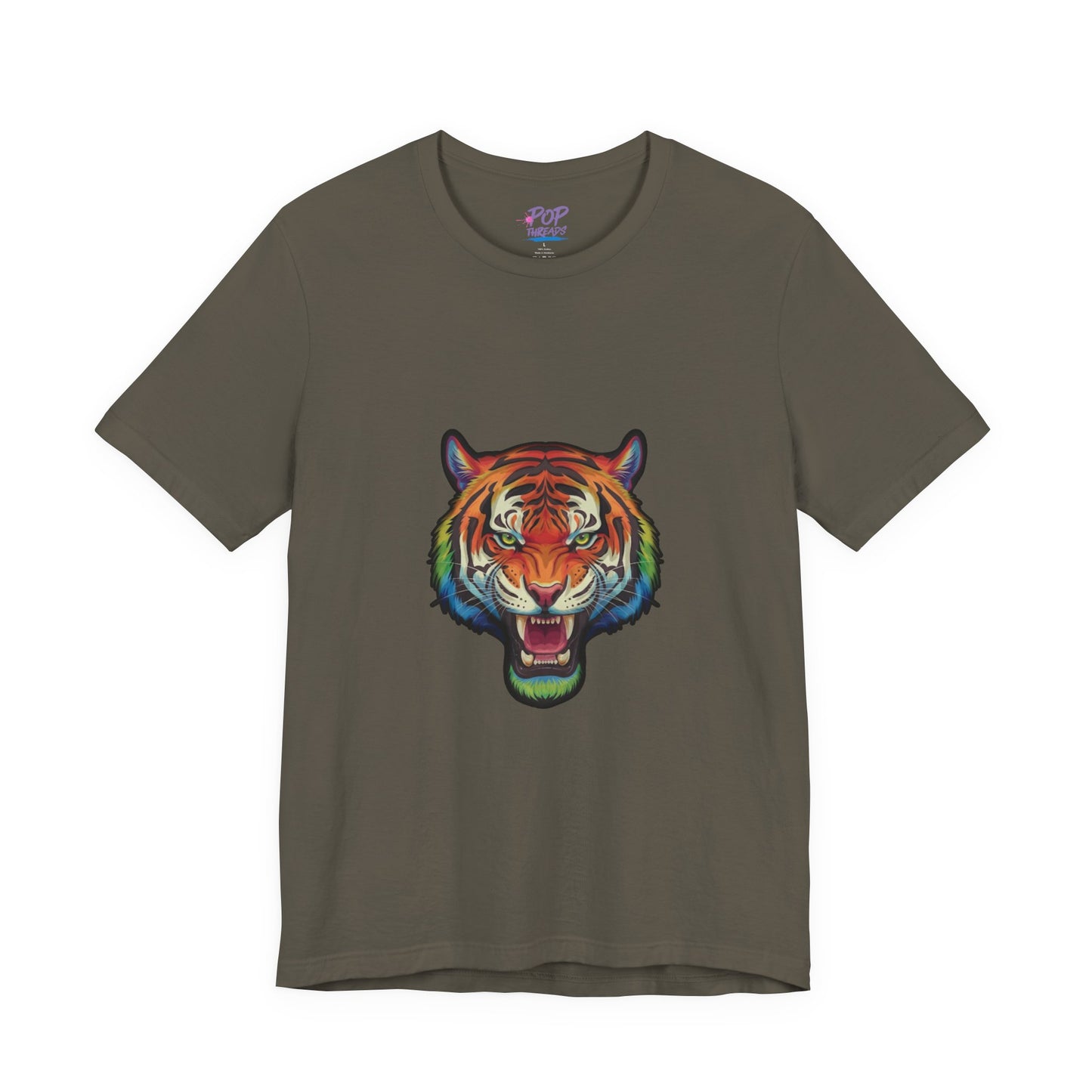 Colorful Rainbow Tiger Tee