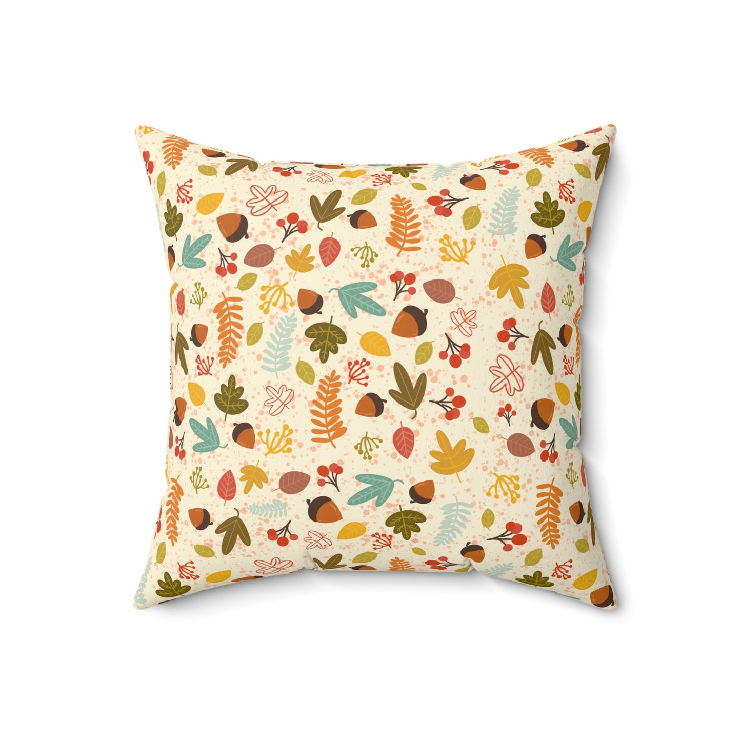 Cozy Floral Throw Pillow | Botanical Cushion, Home Decor, Autumn Vibes, Gift for Her, Sofa Accent Pillow