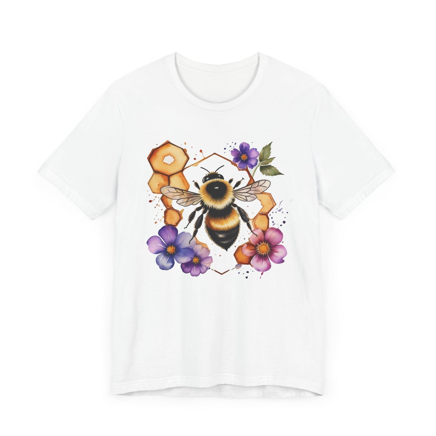 Bumblebee Graphic Tee For Gardening And Nature Lovers