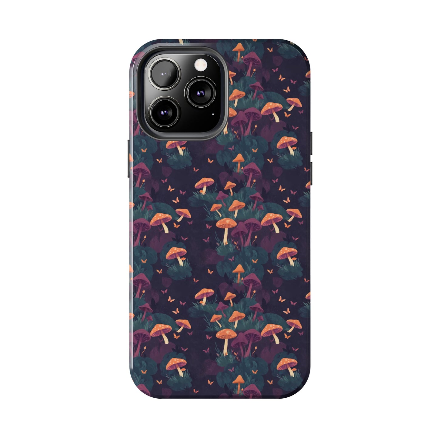 Witchy Mushroom And Moth IPhone Case | Witchy Phone Case | Mushroom Phone Case | Hippie Mushrooms | Night Moths