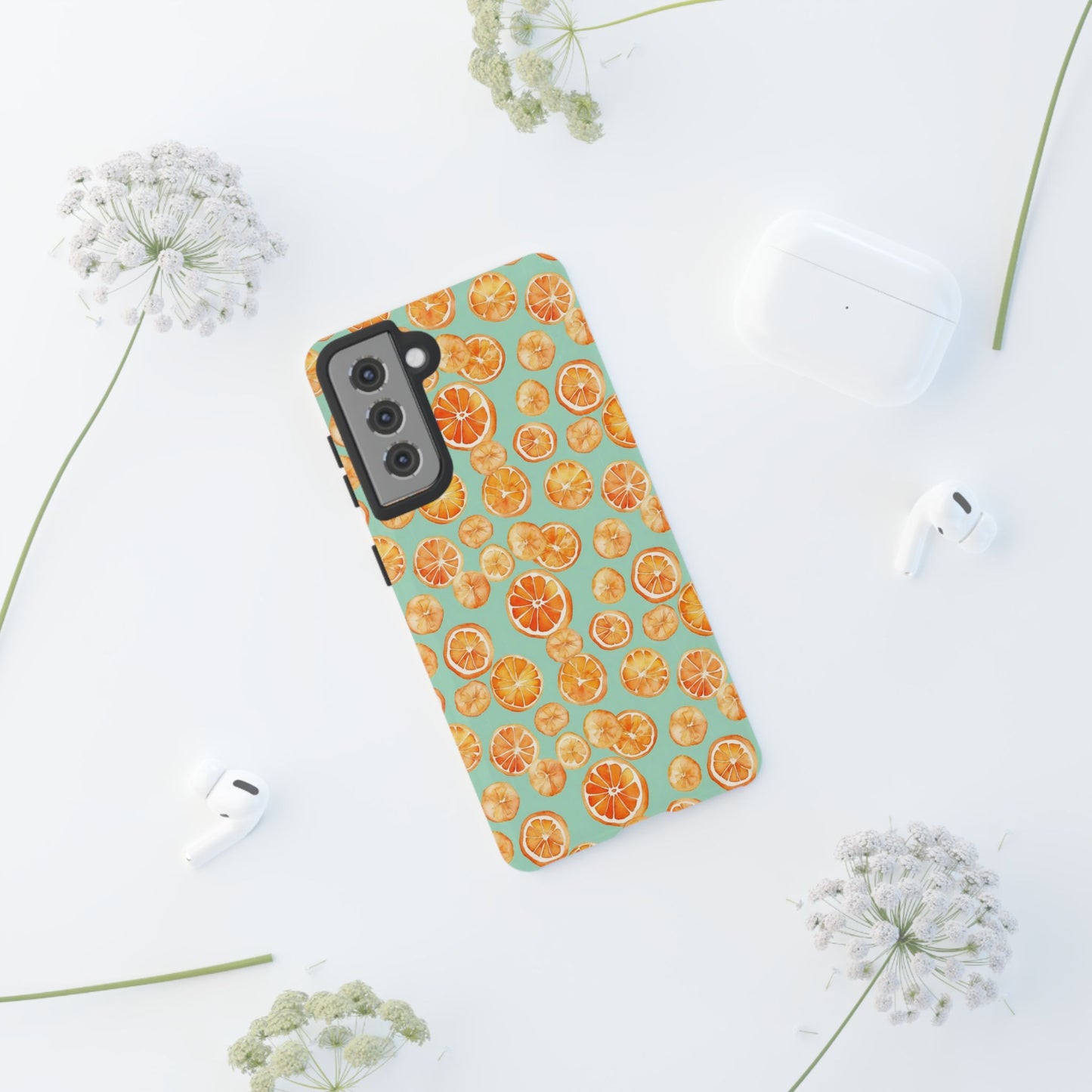 Sunday Orange | Tough Cases | Cute Phone Case | Protective Case | iPhone Case | Samsung Case