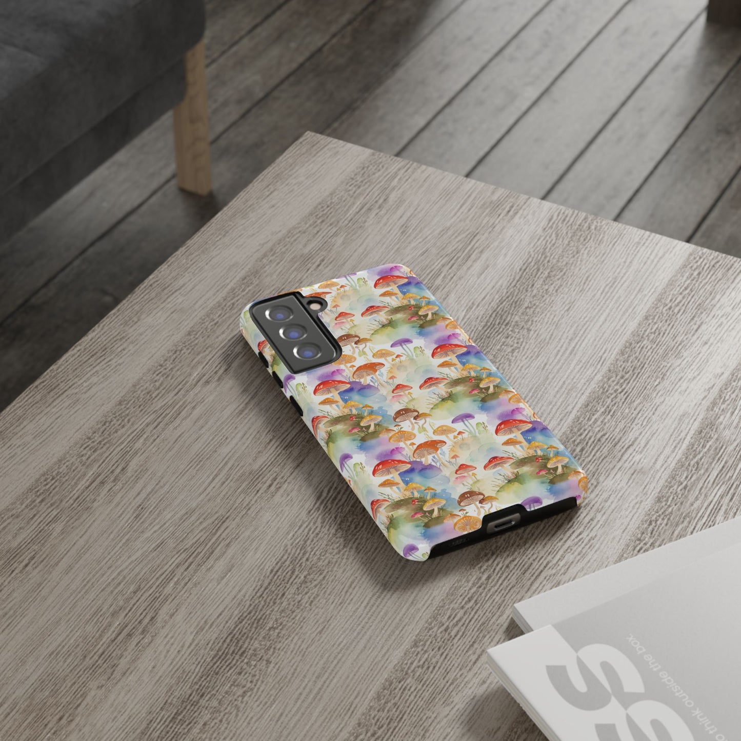 Mushroom Phone Case | Shroom Phone Cover | Hippie Themed Phone Case | Cute mushroom Pattern | Tough Case