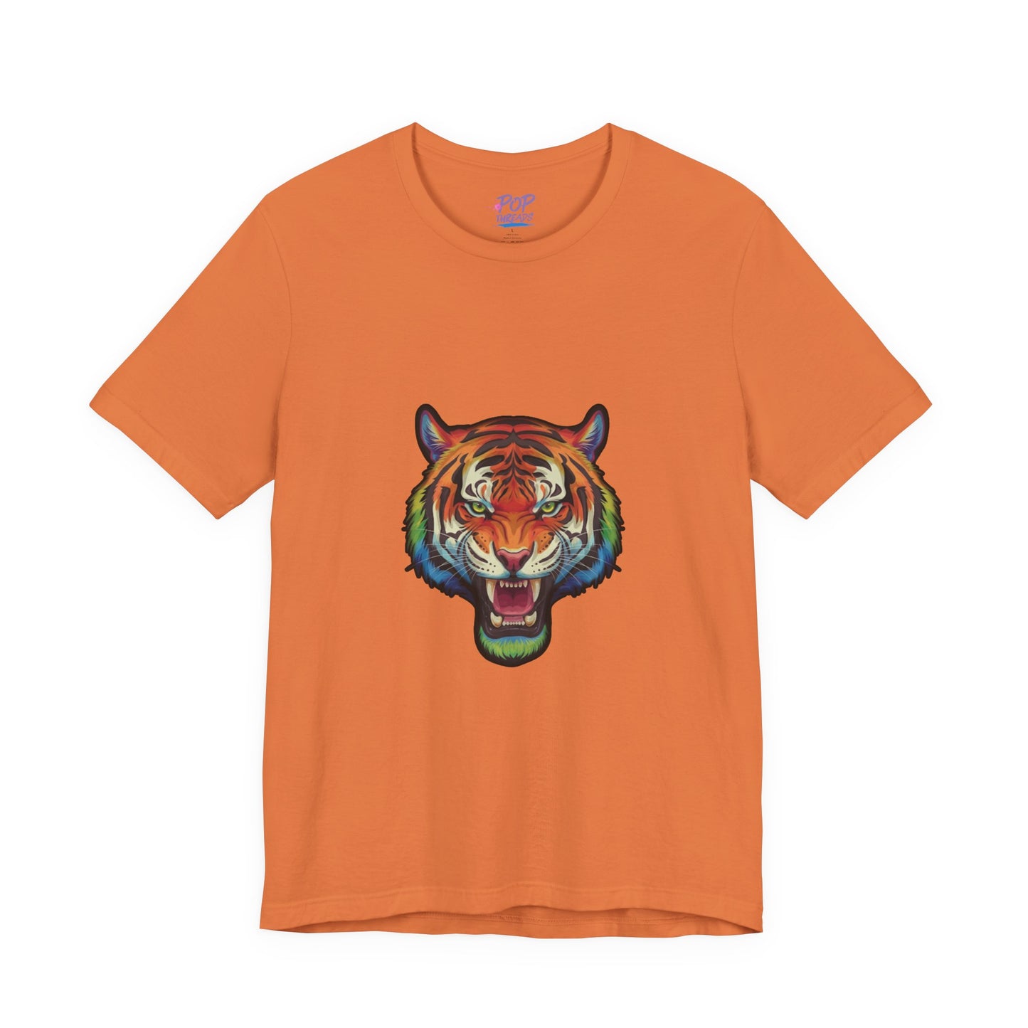 Colorful Rainbow Tiger Tee