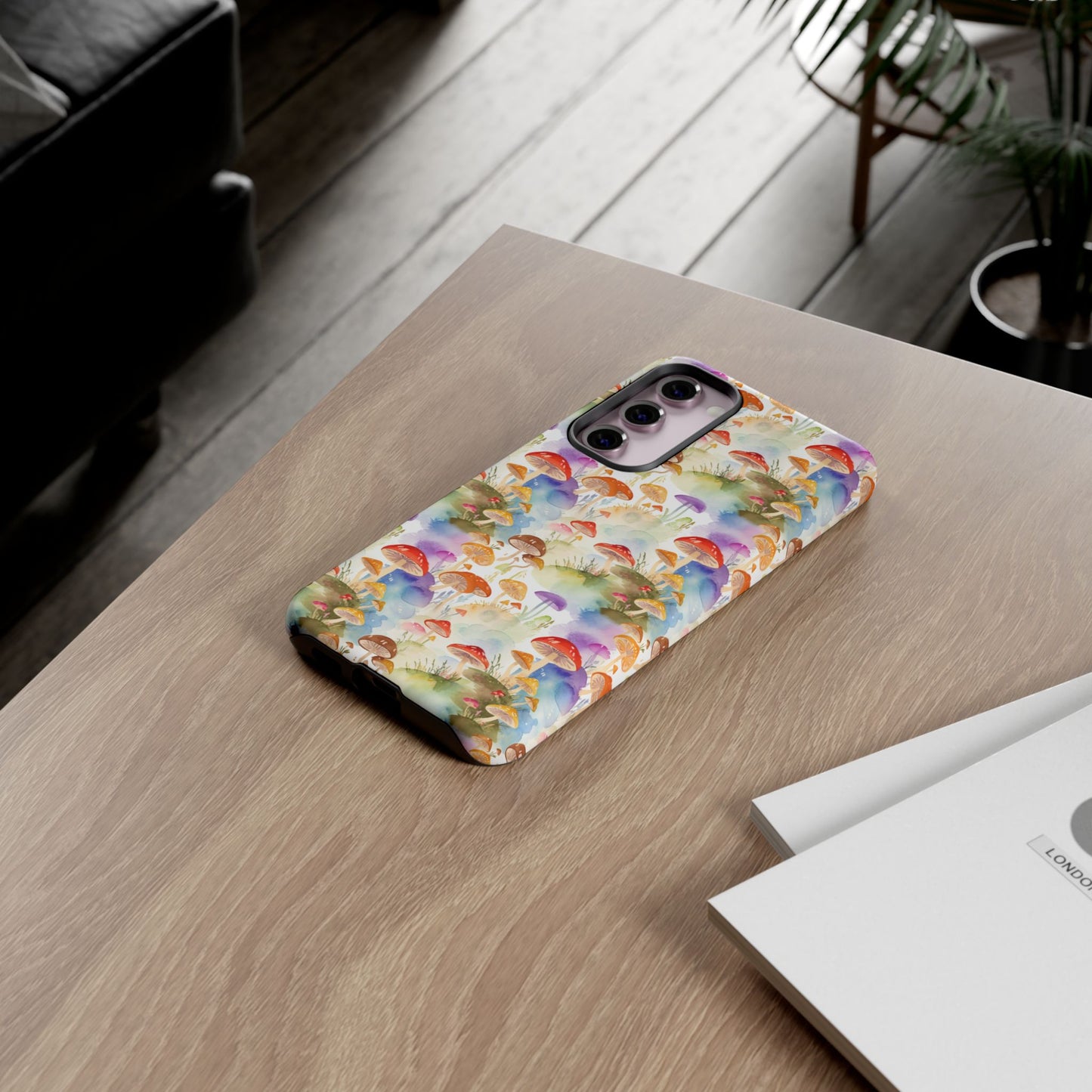 Mushroom Phone Case | Shroom Phone Cover | Hippie Themed Phone Case | Cute mushroom Pattern | Tough Case