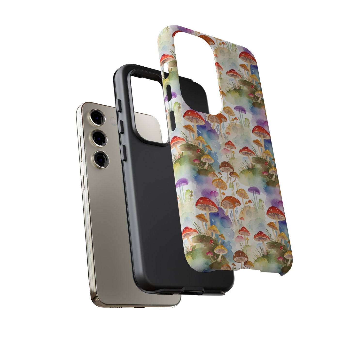 Mushroom Phone Case | Shroom Phone Cover | Hippie Themed Phone Case | Cute mushroom Pattern | Tough Case