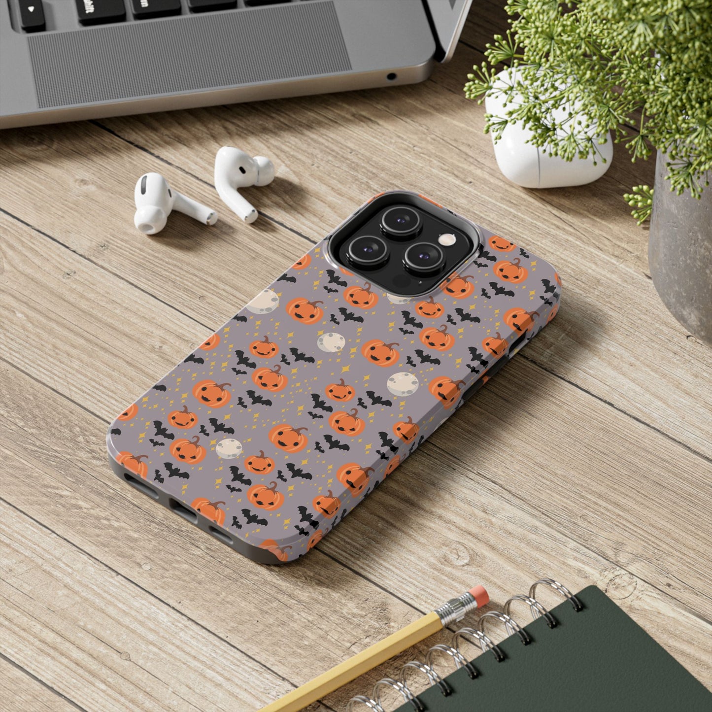 Halloween Phone Cases, Tough Phone Case, Fall Decor, Halloween Gift, Pumpkin Phone Cover, Spooky Vibes, Unique Phone Accessories