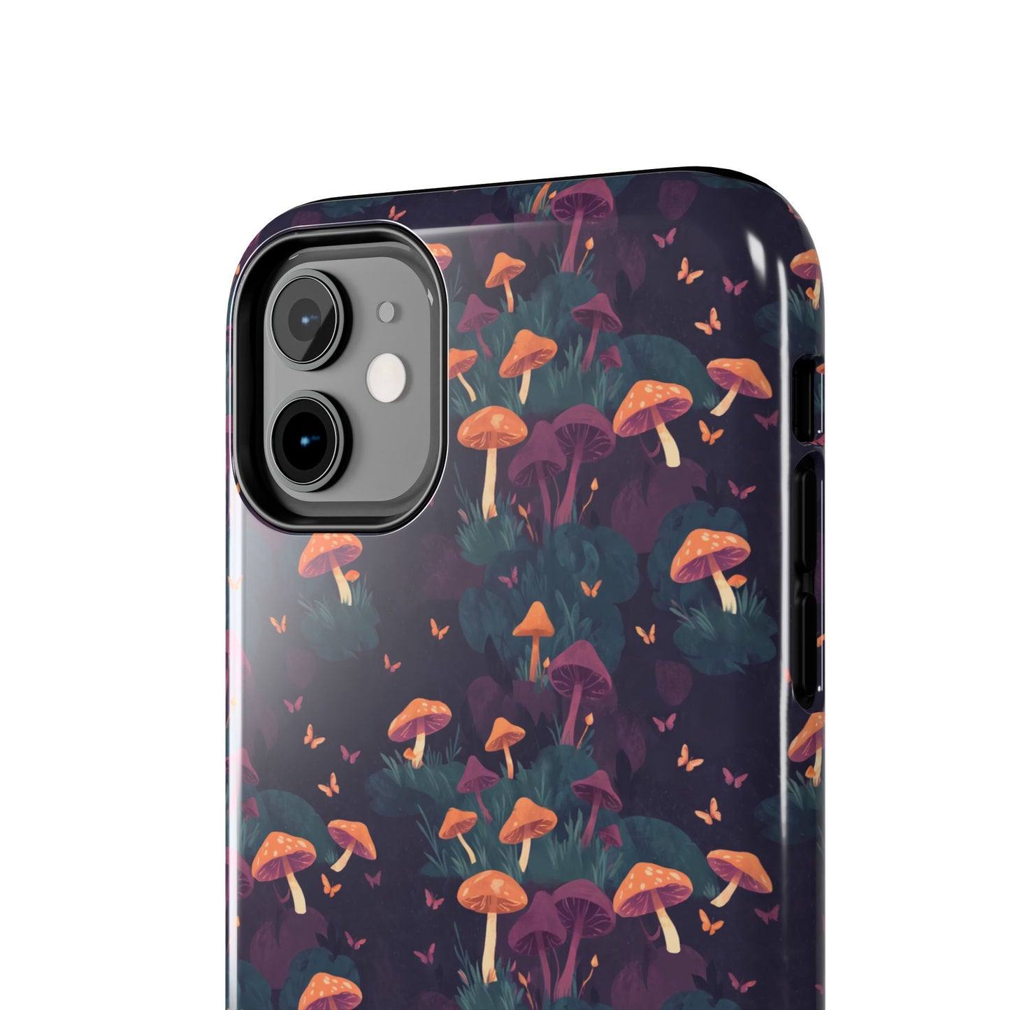 Witchy Mushroom And Moth IPhone Case | Witchy Phone Case | Mushroom Phone Case | Hippie Mushrooms | Night Moths