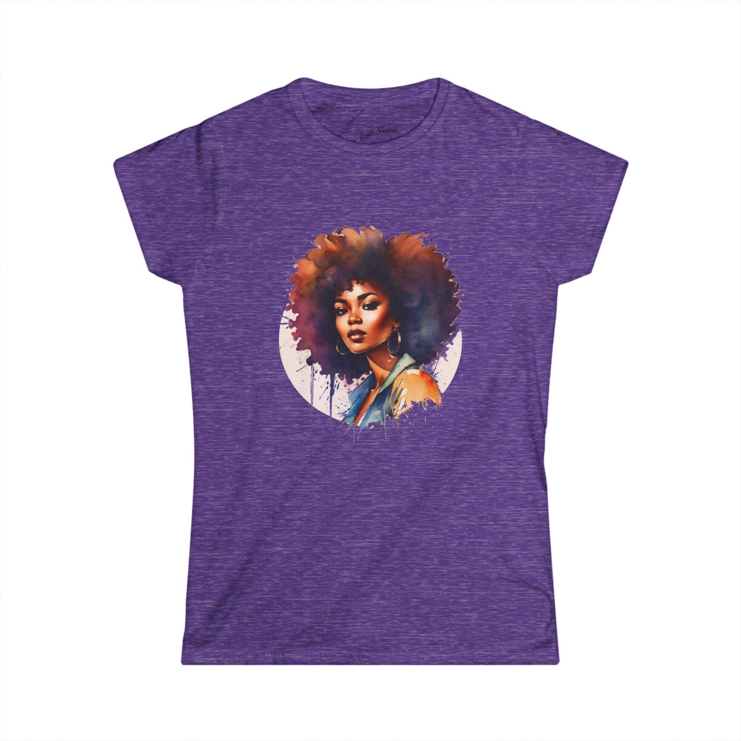 Beautiful Womens Tee Retro 70s Afro Shirt Everyday Tee