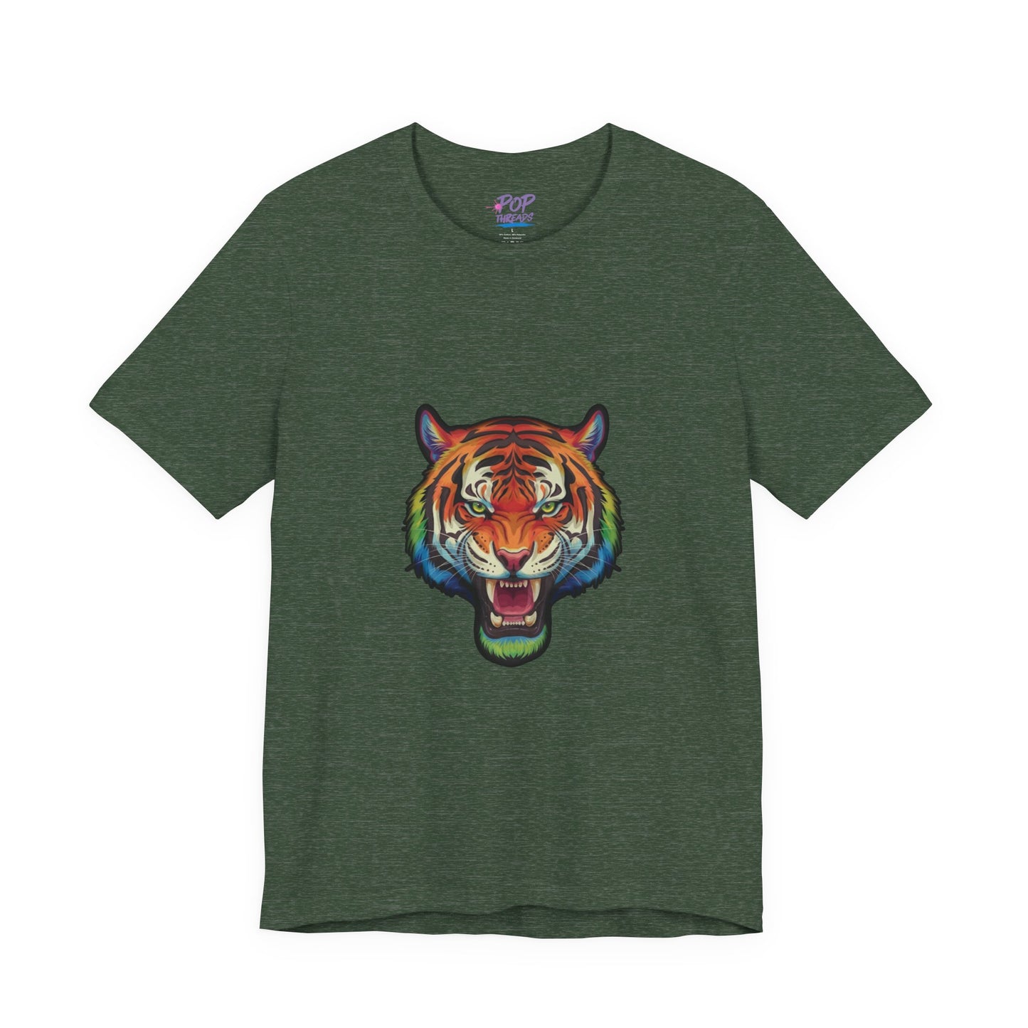 Colorful Rainbow Tiger Tee