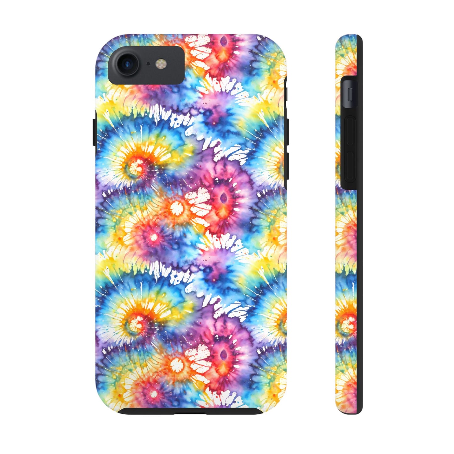 Rainbow Tye Dye Phone Case | Hippie Rainbow Phone Case | Boho Tye Dye | Tough Phone Case | Cute Rainbow Phone Case
