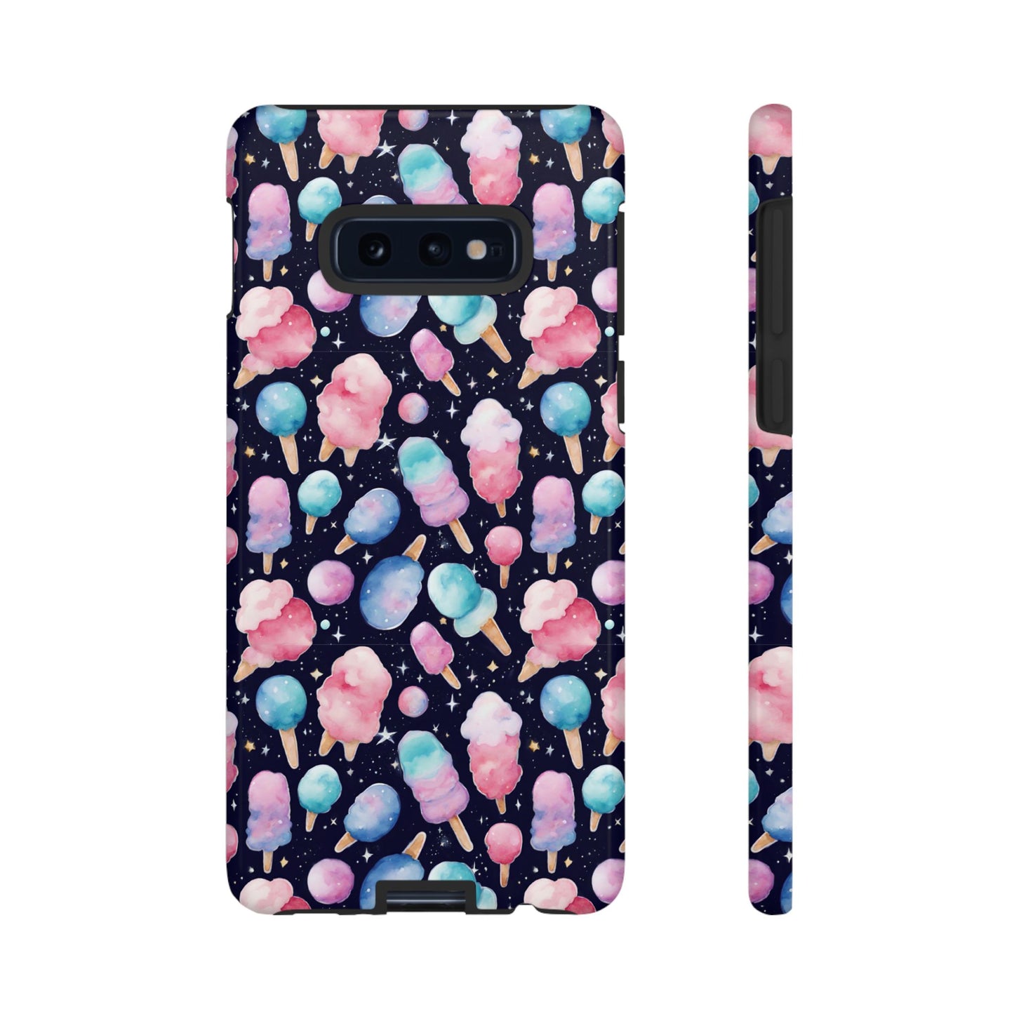 Cotton Candy Space Explosion Tough Case For iPhone Samsung