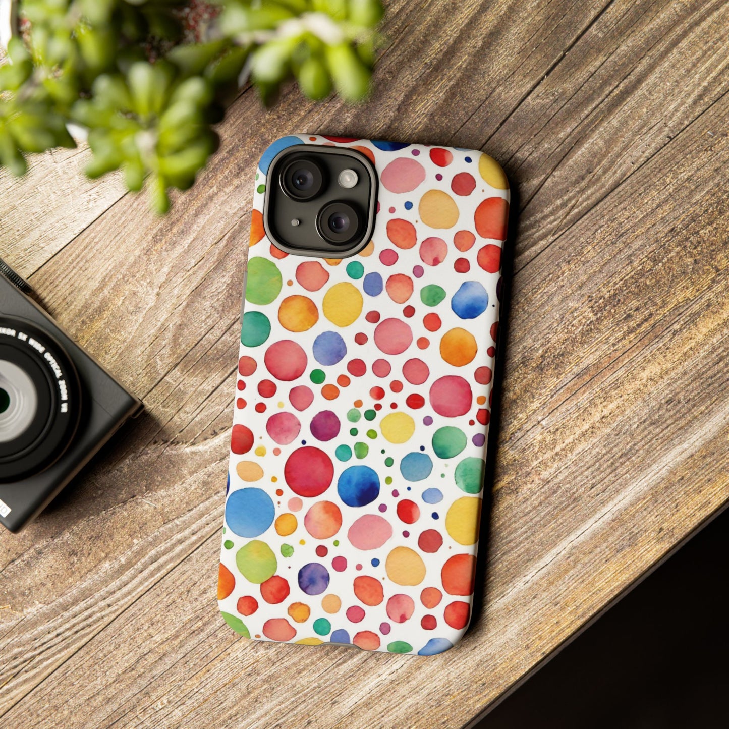 Polka dot drop | Tough Cases | Phone Case | IPhone | Samsung | Protective Phone Case | Phone Protector | Cute Phone Cover