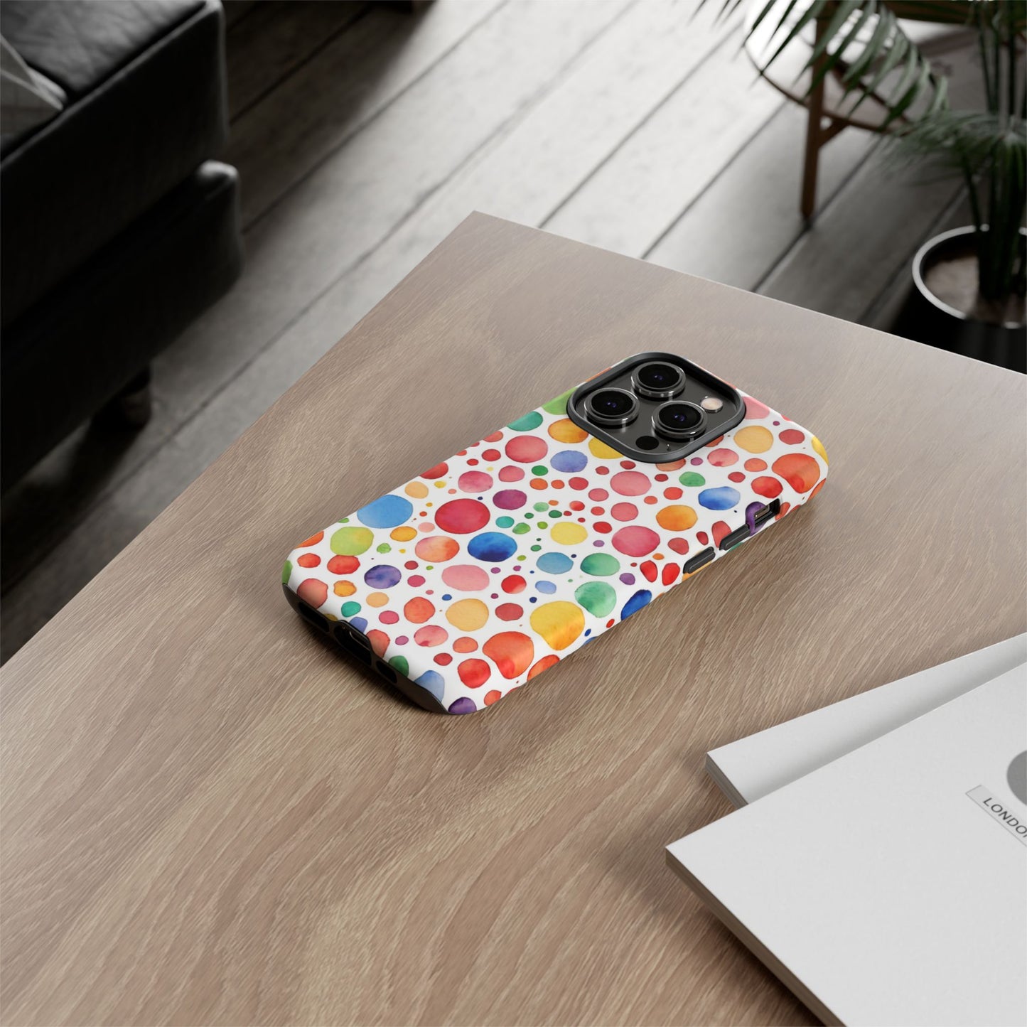Polka dot drop | Tough Cases | Phone Case | IPhone | Samsung | Protective Phone Case | Phone Protector | Cute Phone Cover