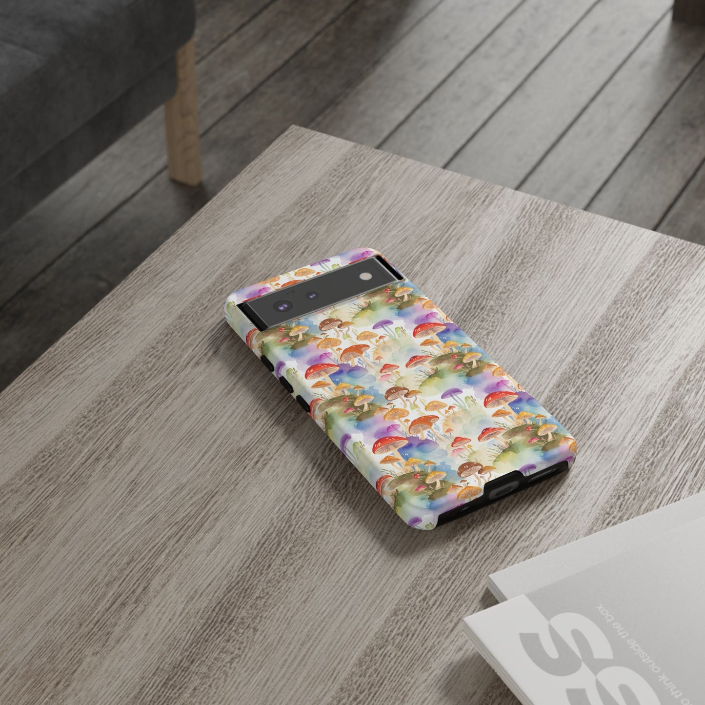 Mushroom Phone Case | Shroom Phone Cover | Hippie Themed Phone Case | Cute mushroom Pattern | Tough Case