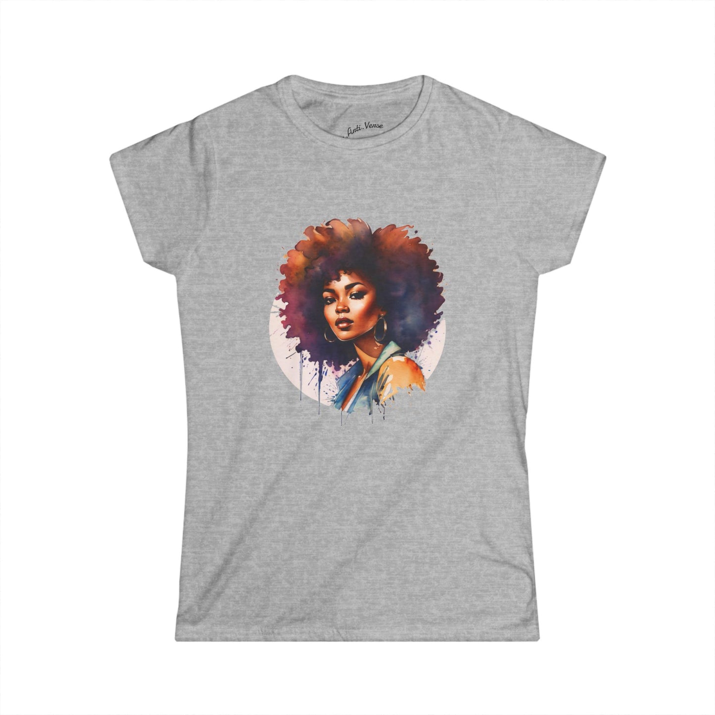 Beautiful Womens Tee Retro 70s Afro Shirt Everyday Tee
