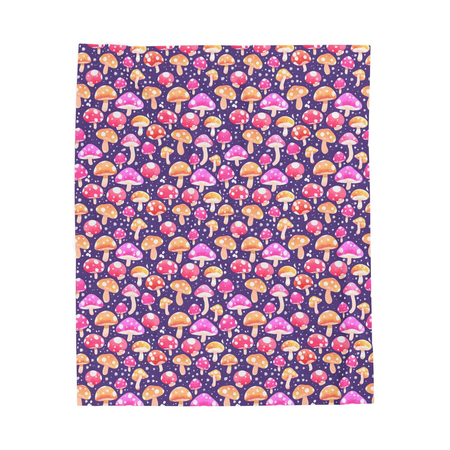 Mushroom Magic Soft Plush Blanket