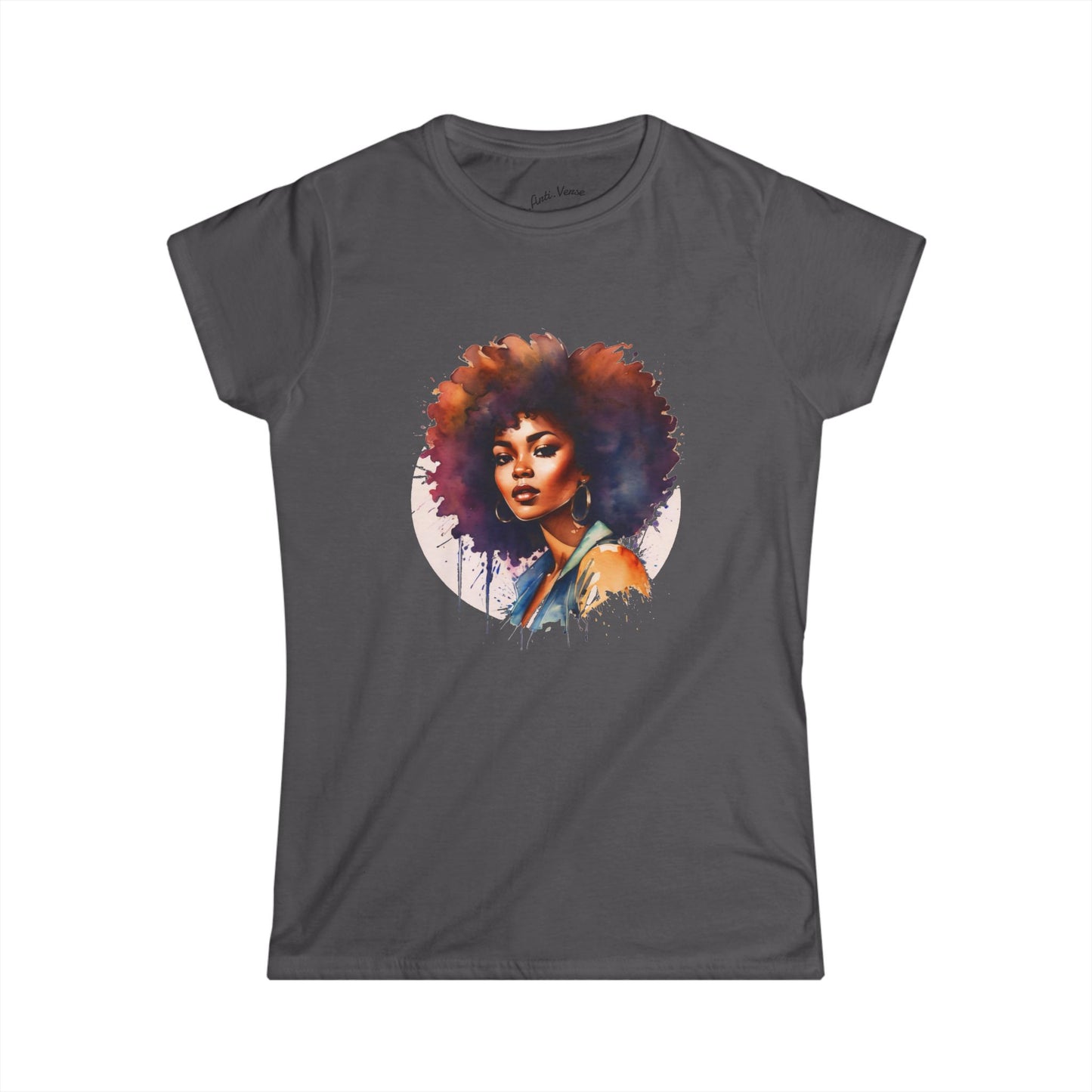 Beautiful Womens Tee Retro 70s Afro Shirt Everyday Tee