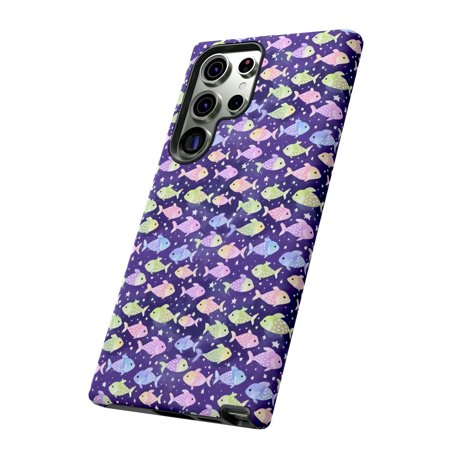 Fish And Stars | Tough Cases | Phone Case | Protective Cover | Ocean Themed | Sea Themed | Cute Phone Cover | Colorful