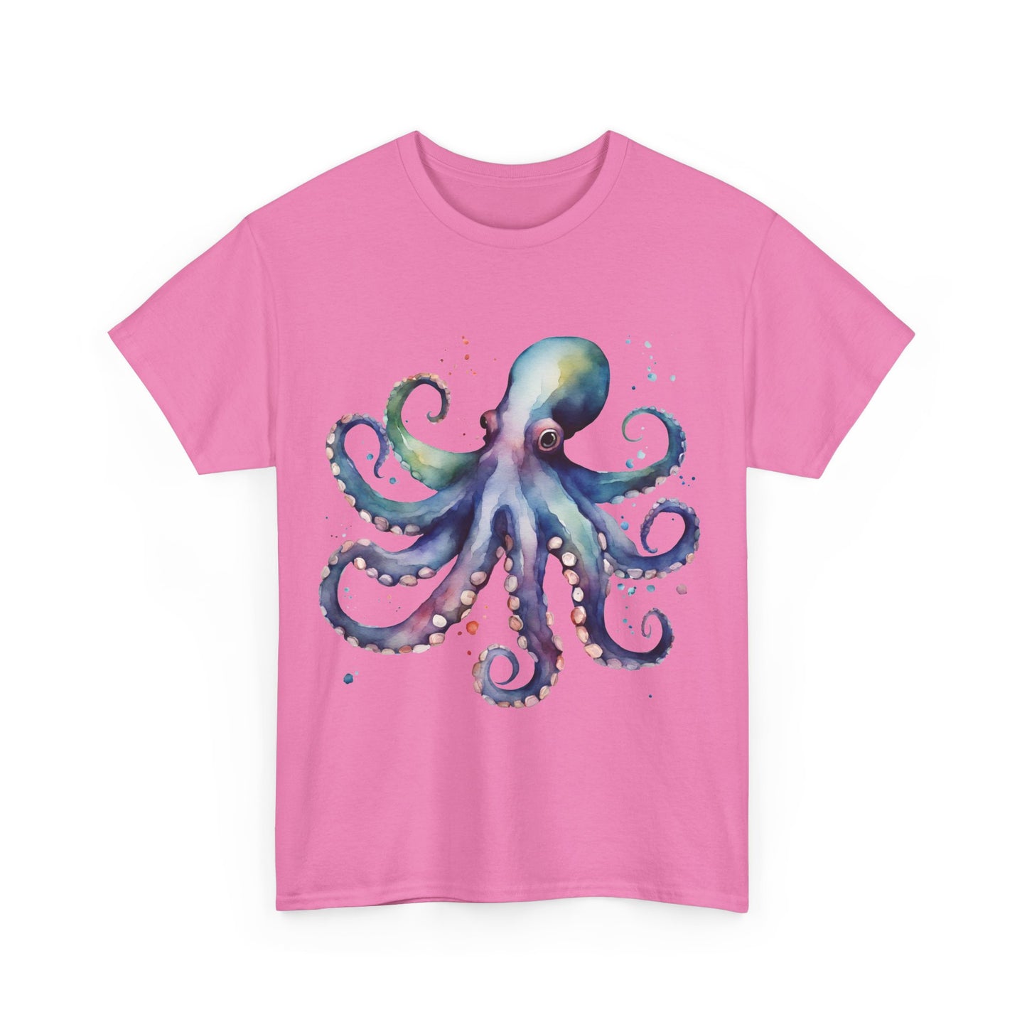 Deep Sea Octopus Graphic Tee Unisex Heavy Cotton Crew Neck