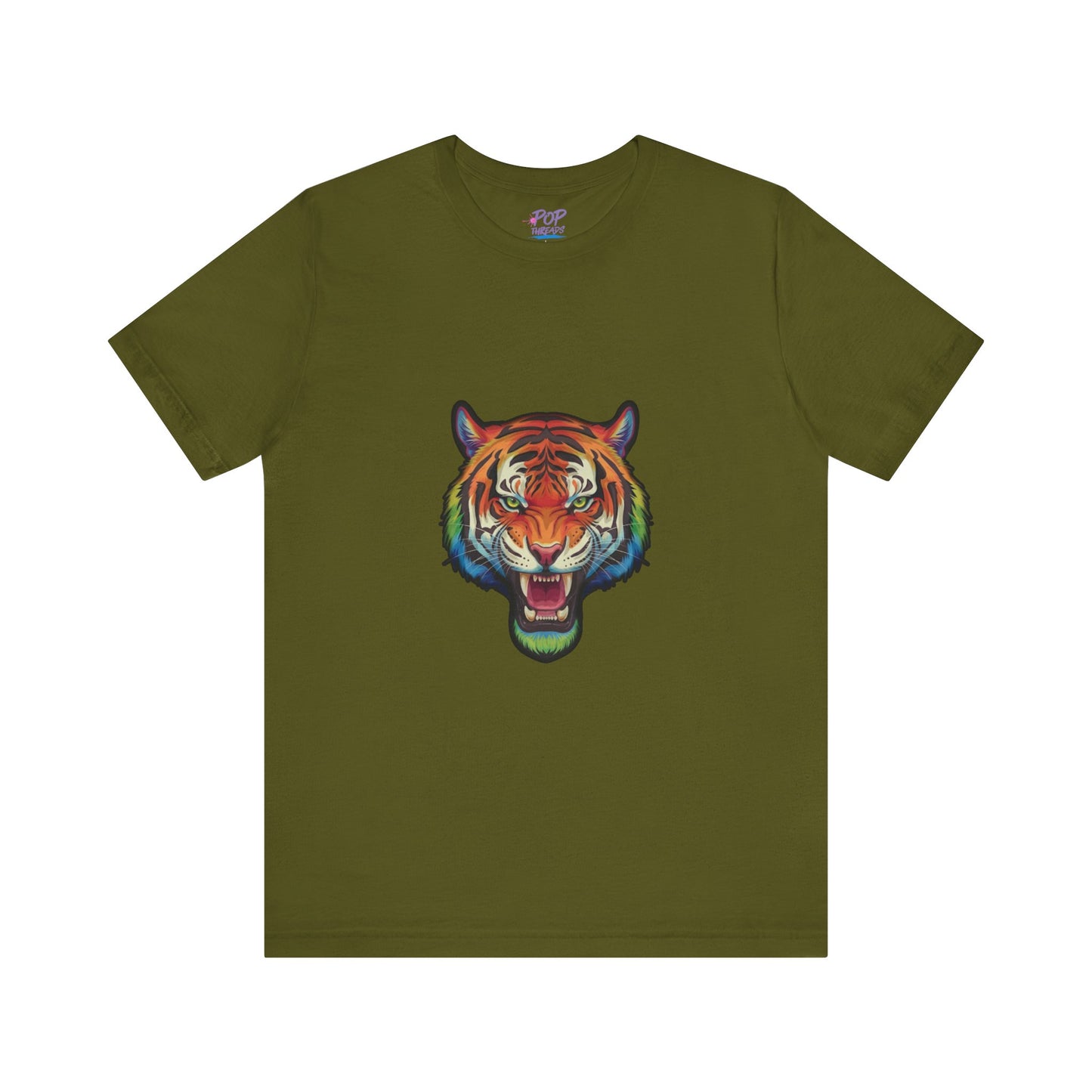Colorful Rainbow Tiger Tee