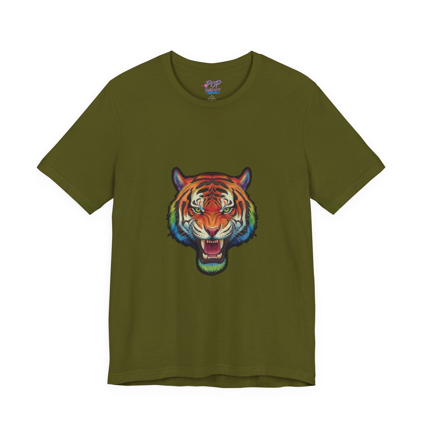Colorful Rainbow Tiger Tee