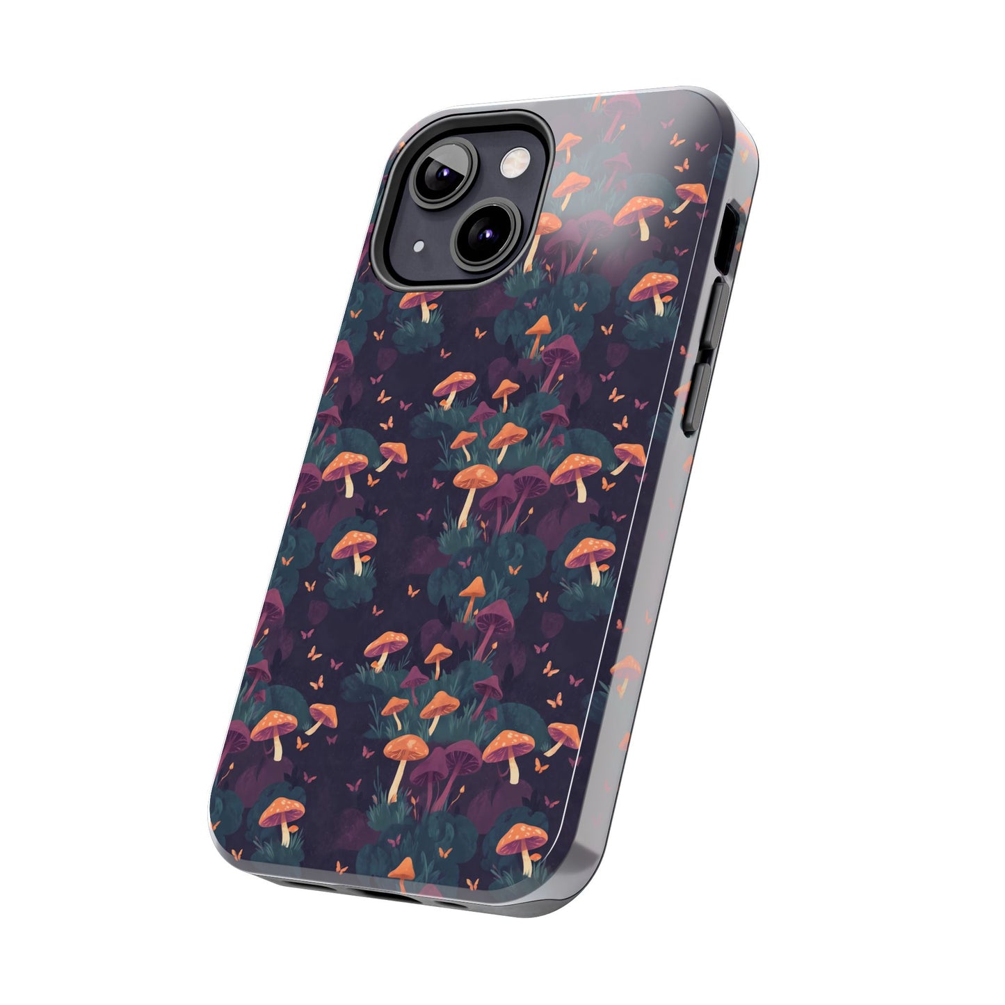 Witchy Mushroom And Moth IPhone Case | Witchy Phone Case | Mushroom Phone Case | Hippie Mushrooms | Night Moths